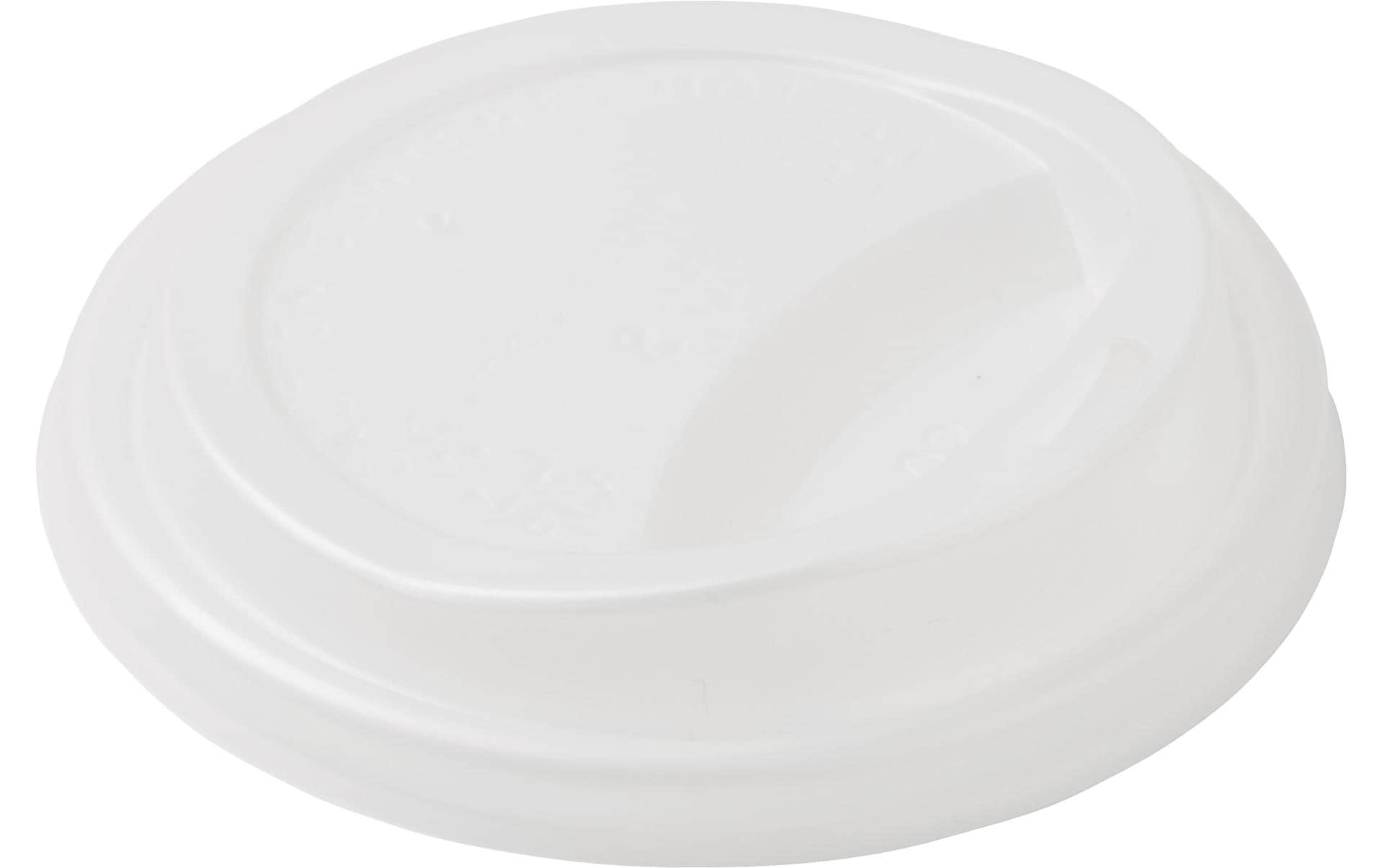 BioPak Deckel für Becher 1,8/2,4 dl, PLA – Ø 8 cm, Höhe 2 cm – 50 Stk.
