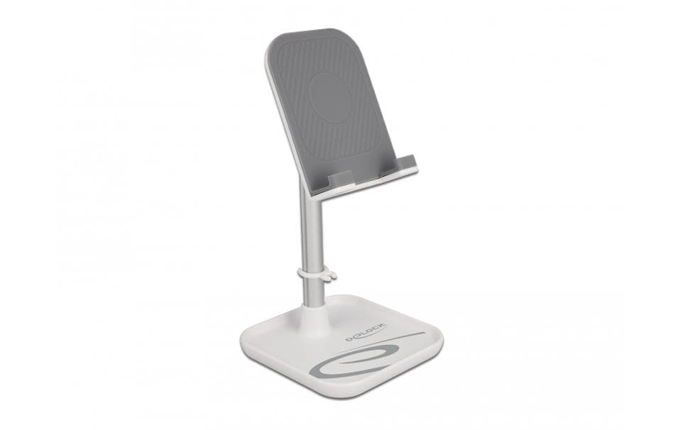 DELOCK Tablet-Ständer – für Geräte bis 12" – Silber