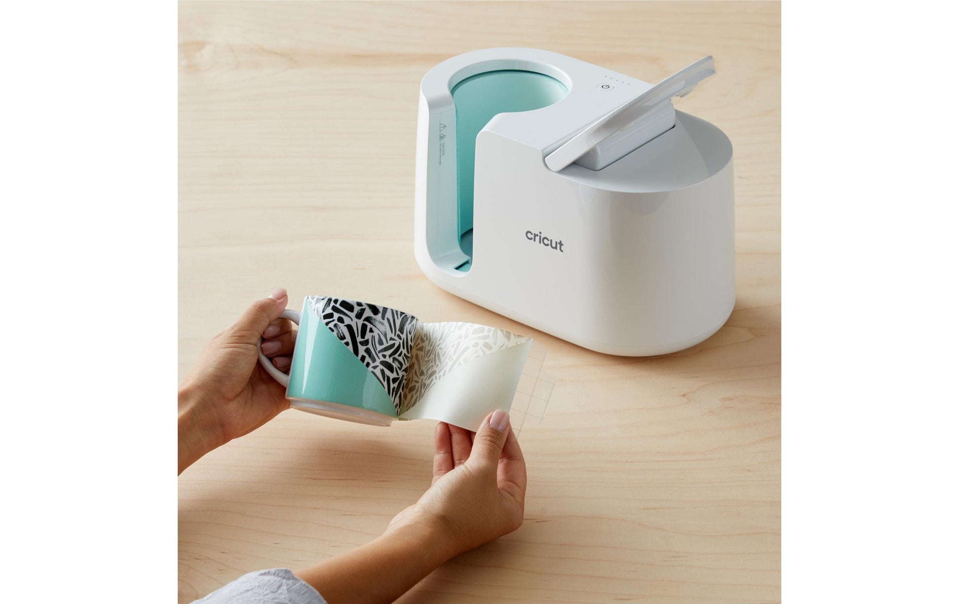 Cricut Tasse – 4er Set, 300 ml, Porzellan, Weiss, spülmaschinenfest, mikrowellengeeignet, für Sublimation