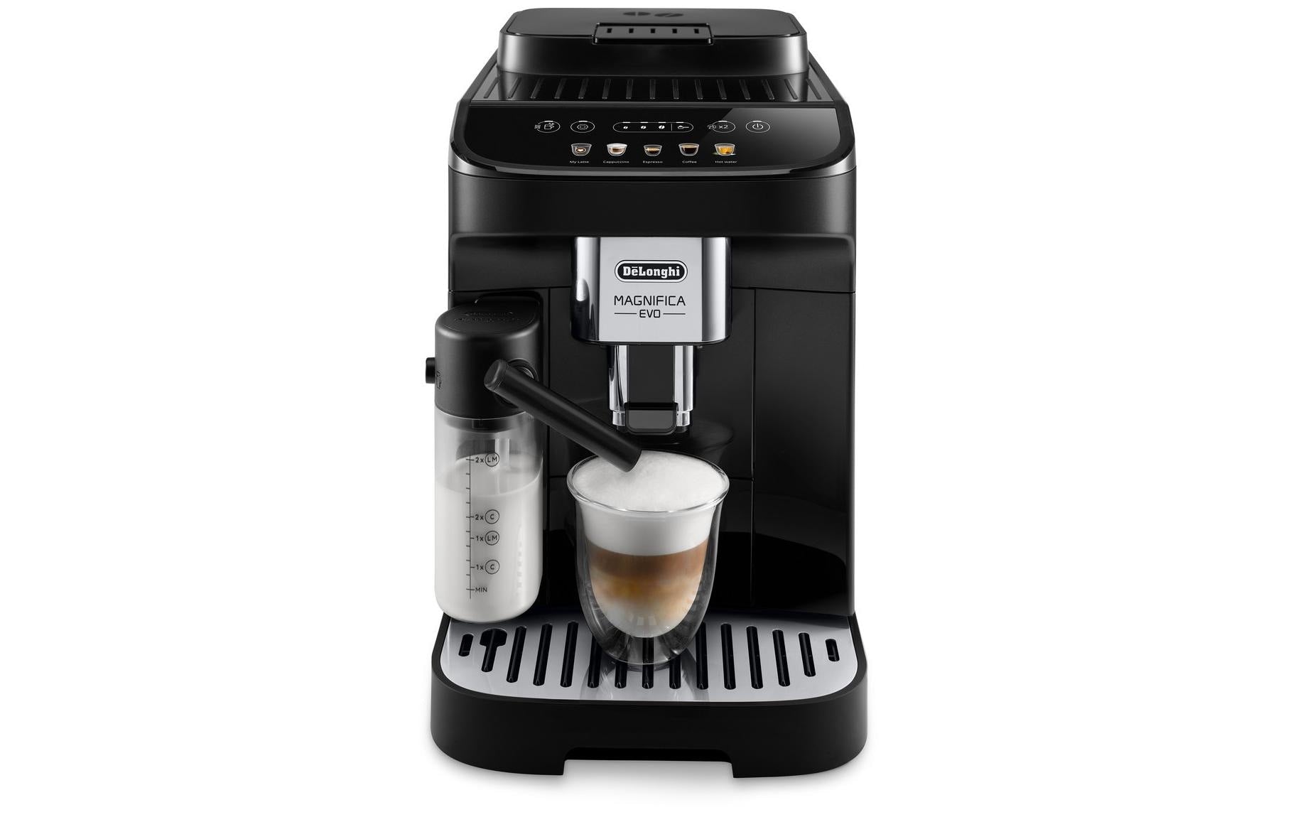 De’Longhi Magnifica Evo M Kaffeevollautomat – 15 bar, 1,8 l, 250 g, Schwarz