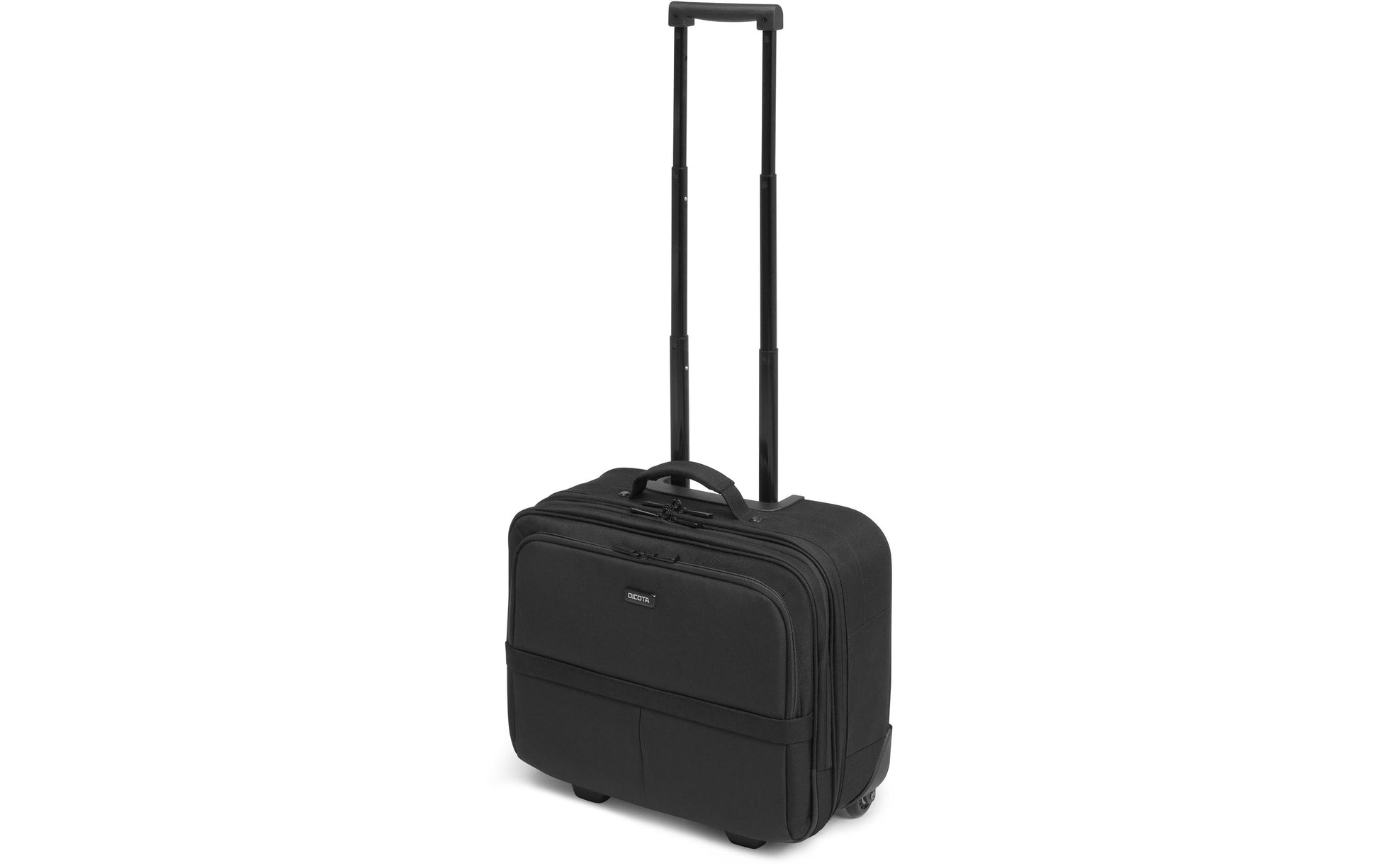 DICOTA Notebook-Tasche für Notebooks bis 15,6" – mit 2 Rollen, verschliessbar – Schwarz