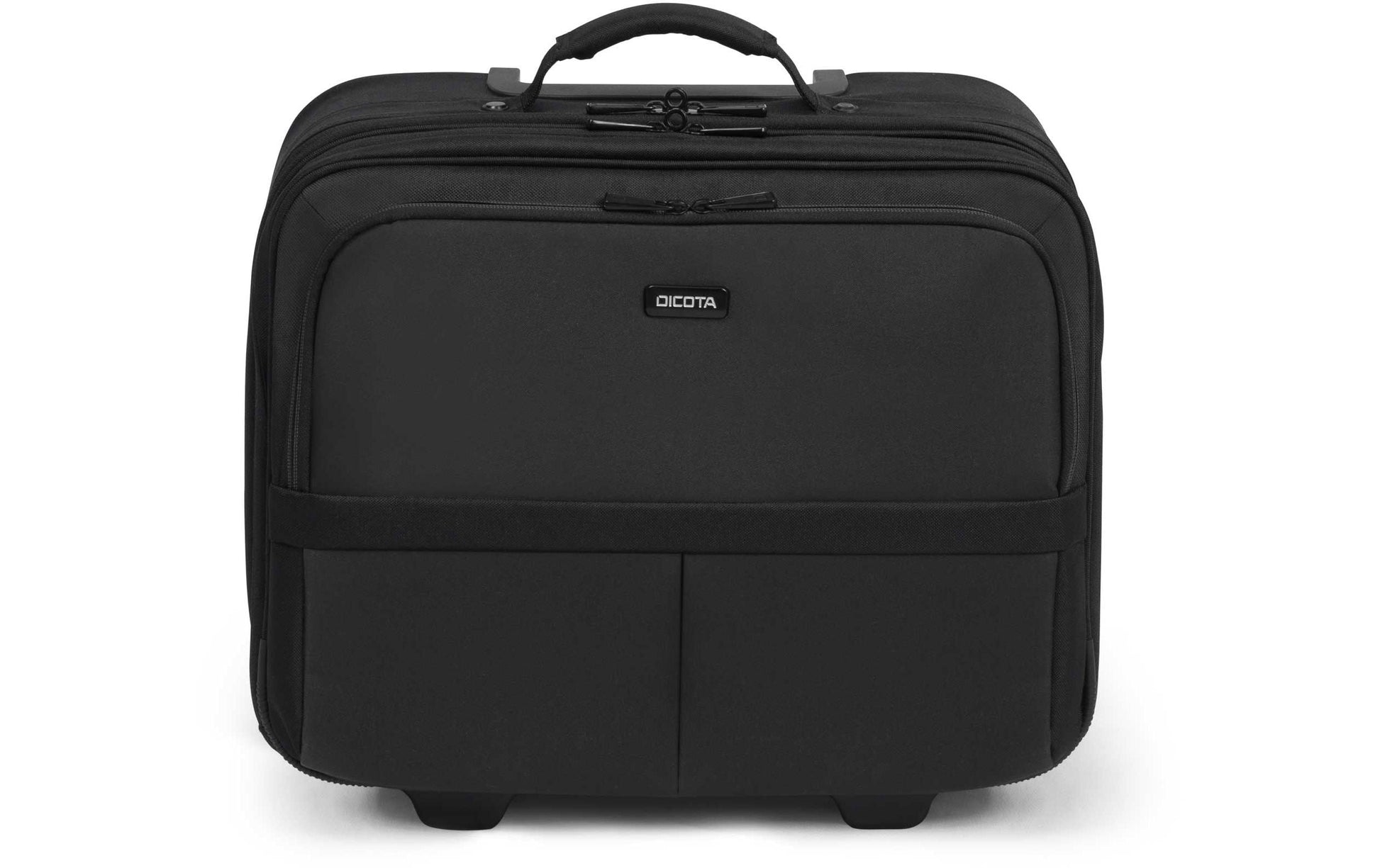 DICOTA Notebook-Tasche für Notebooks bis 15,6" – mit 2 Rollen, verschliessbar – Schwarz