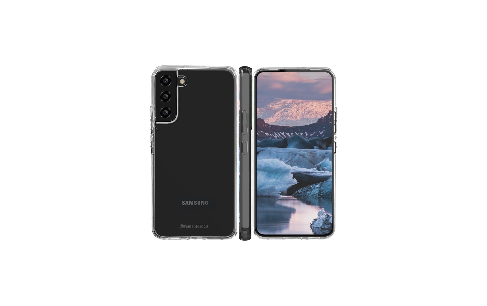 dbramante1928 Greenland Backcover – für Samsung Galaxy S22 5G, Recycling-Kunststoff, transparent, kratzresistent