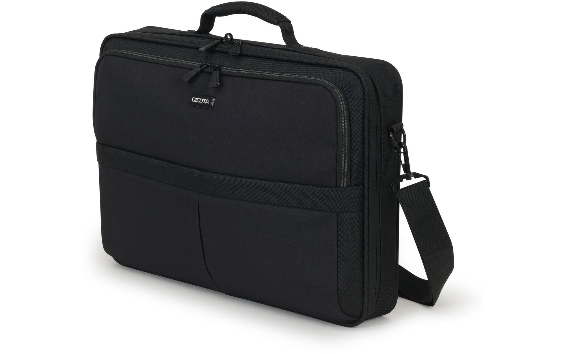 DICOTA Notebook-Tasche bis 14,1" – Abnehmbarer Schultergurt, Aus Recycelten Materialien – Schwarz