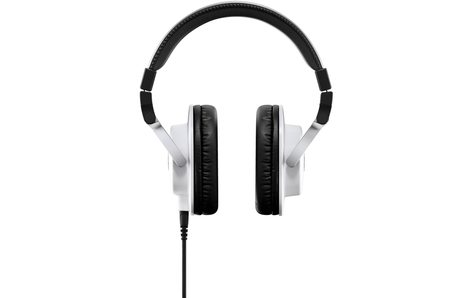 Yamaha HPH MT5 W – Over-Ear Studiokopfhörer – kabelgebunden, geschlossen, 3 m Kabel, 51 Ω – weiss