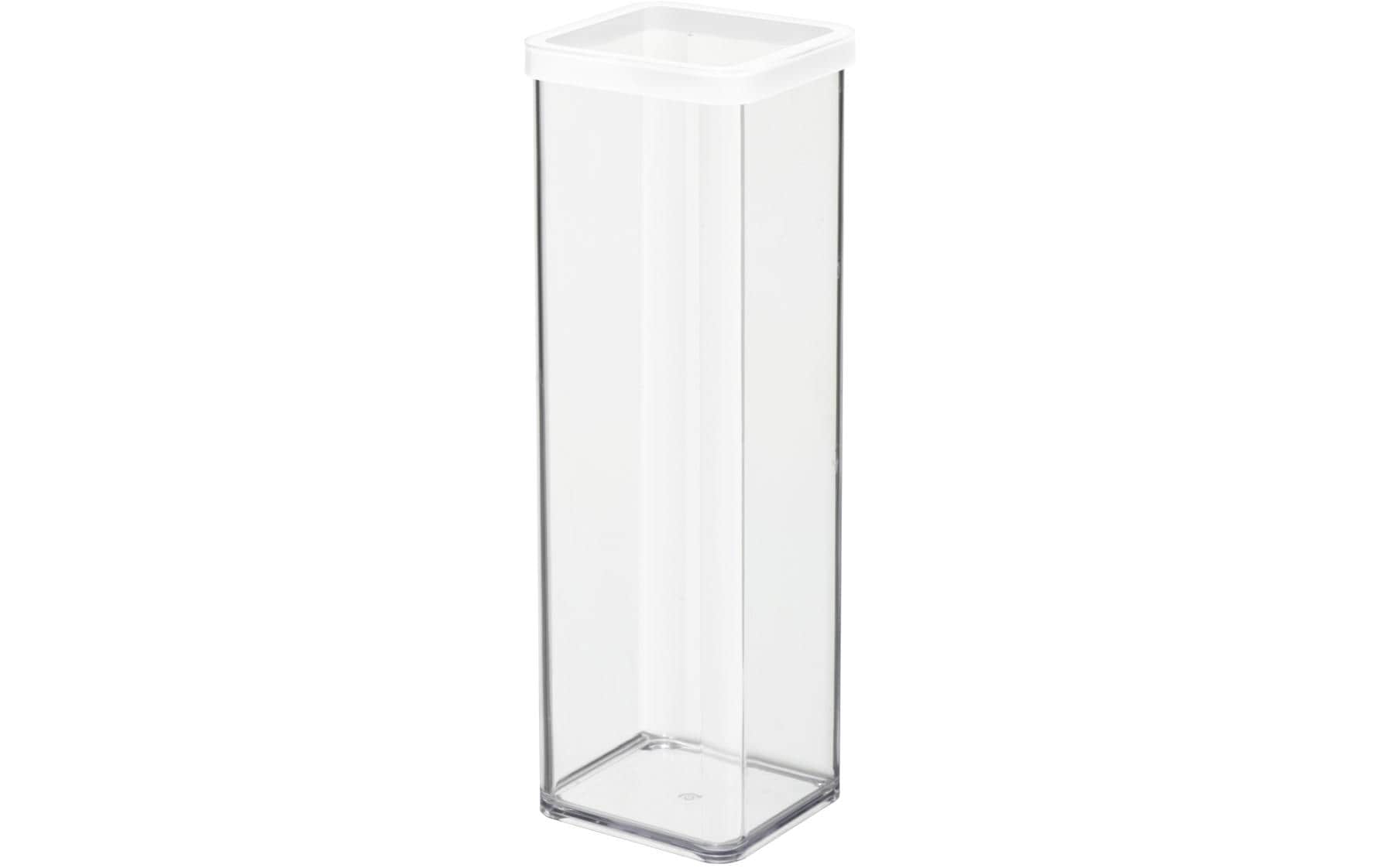Rotho Vorratsdose Loft – 2 l – 10 × 28,5 × 10 cm – Kunststoff – transparent