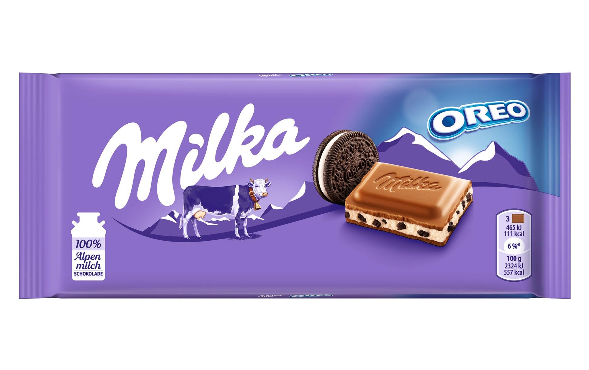 Milka Alpenmilch Schokolade – Oreo – 100 g