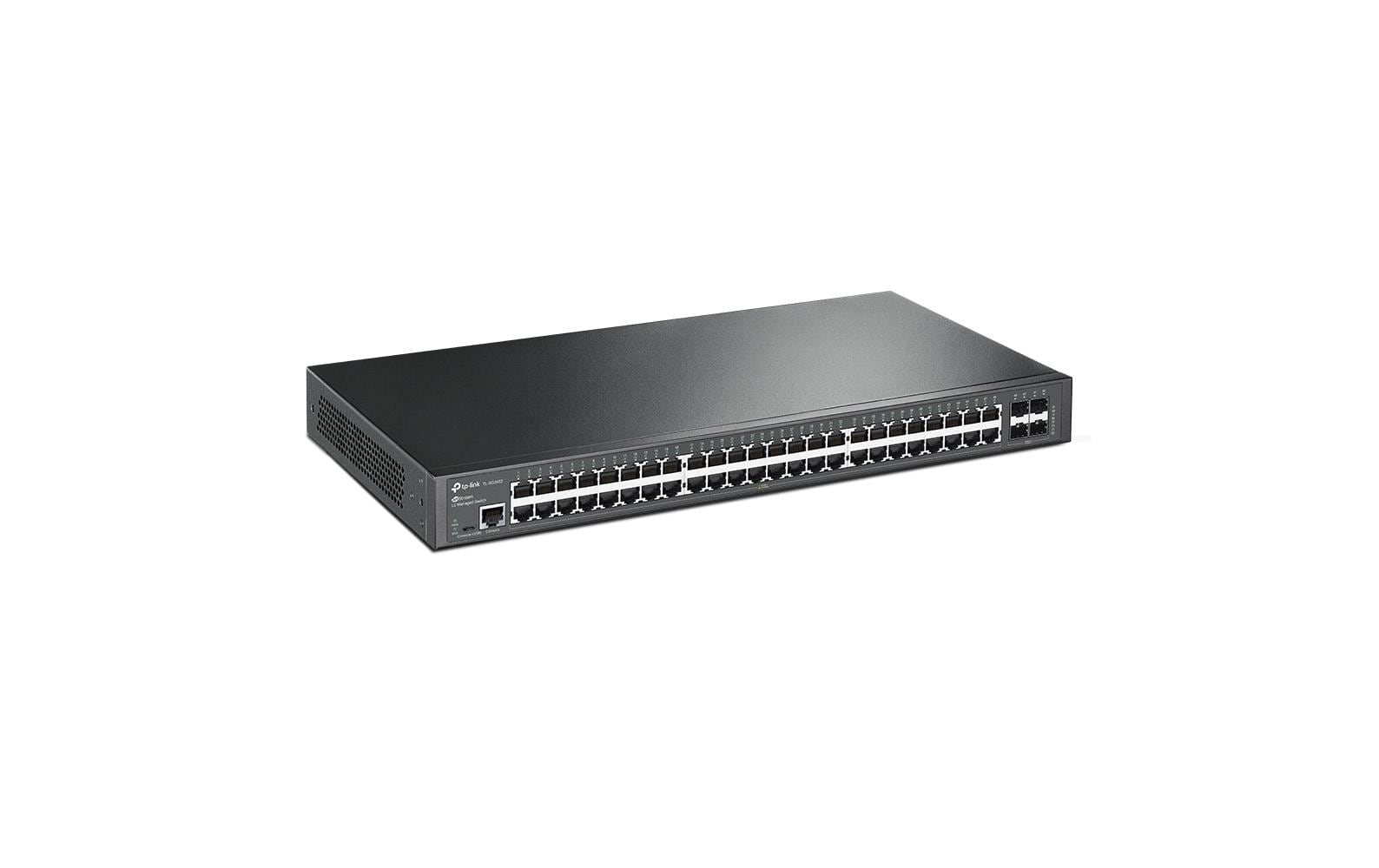 TP-Link SG3452 – Managed L2+ Switch – 48× 1G, 4× SFP, 19", 1U