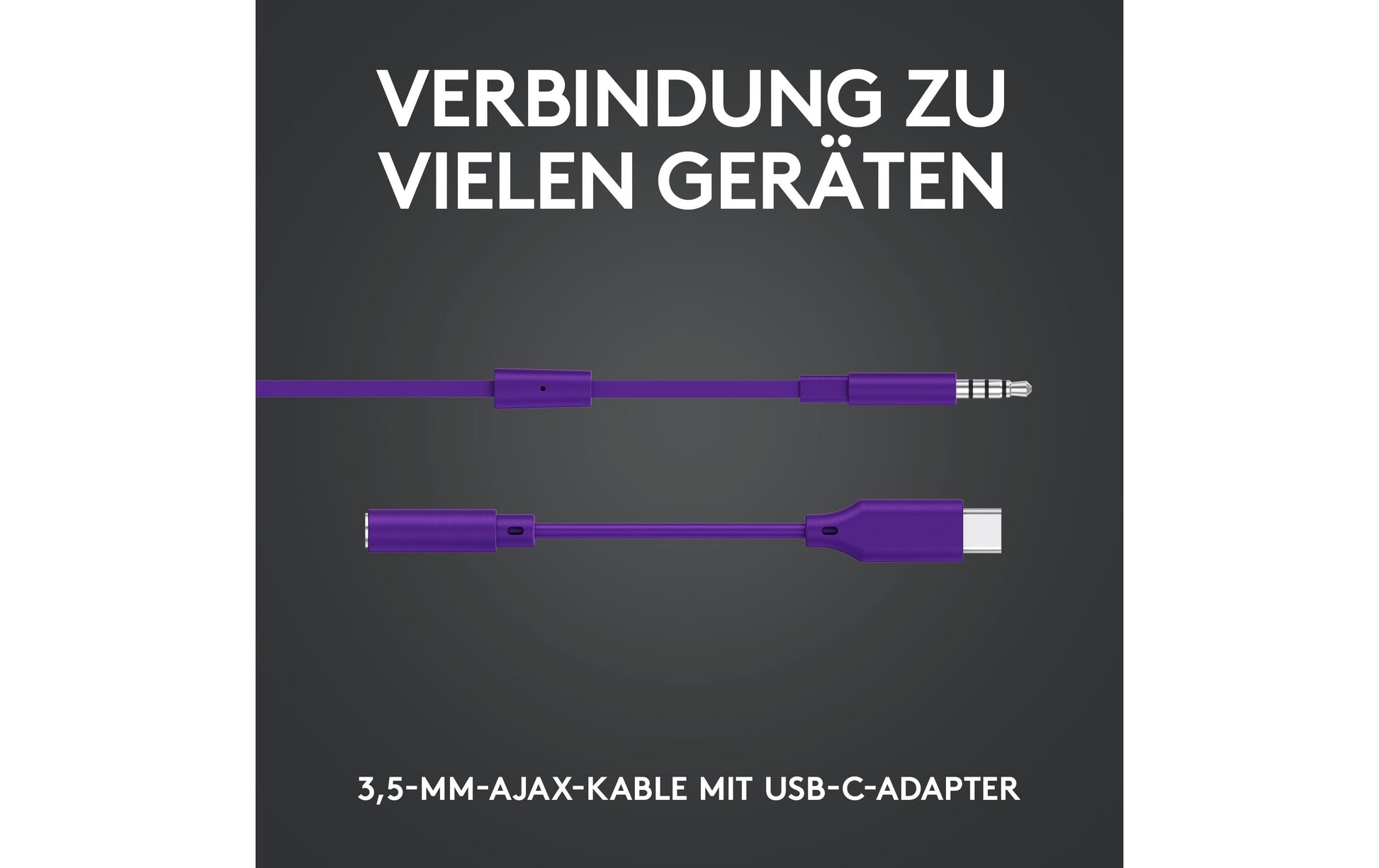 Logitech G G333 Gaming-Headset – In-Ear, Stereo, Kabelgebunden, 3,5 mm Klinke, Violett