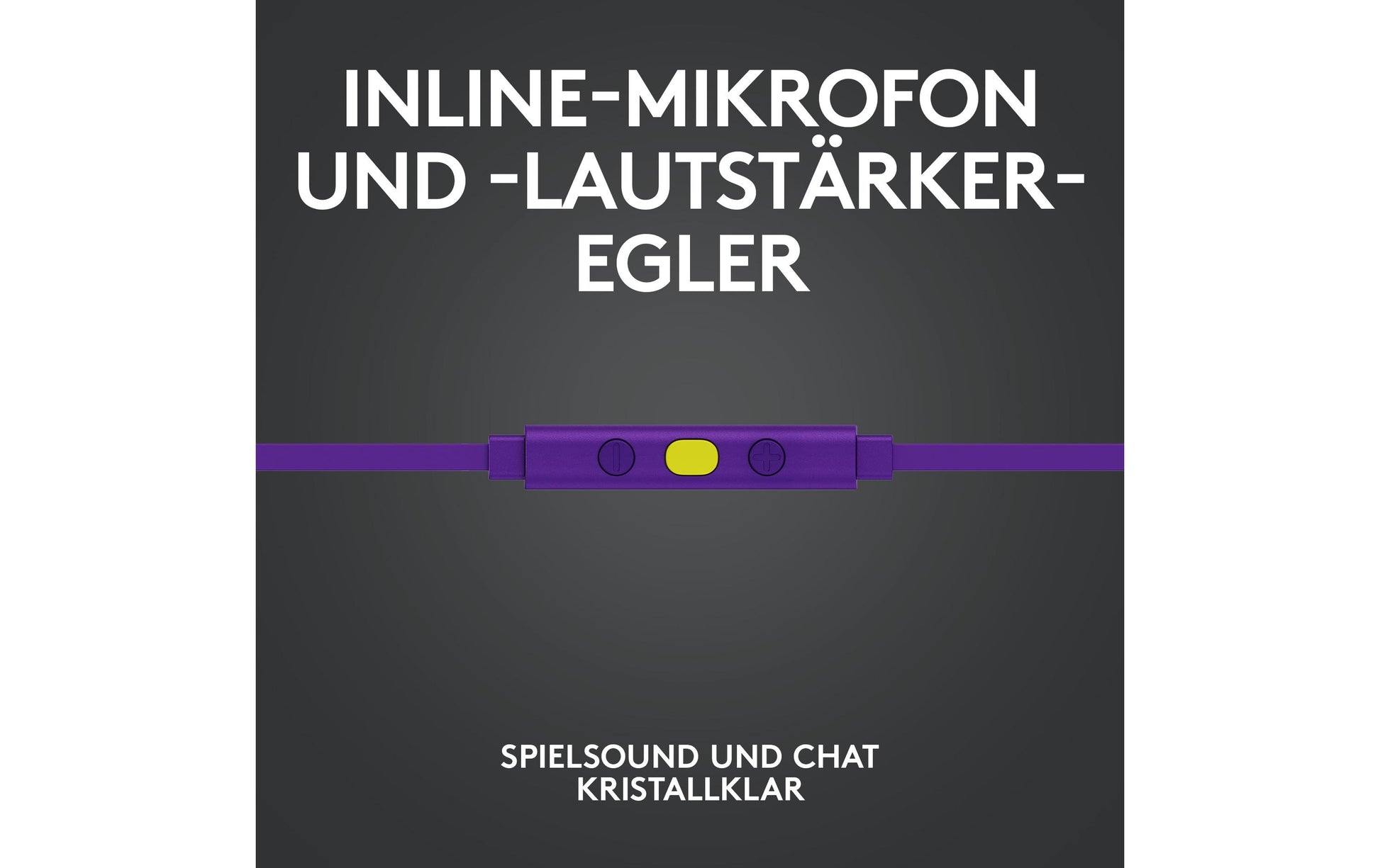Logitech G G333 Gaming-Headset – In-Ear, Stereo, Kabelgebunden, 3,5 mm Klinke, Violett