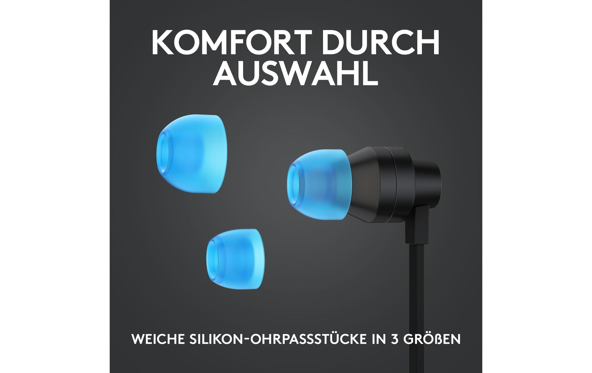 Logitech G G333 Gaming-Headset – In-Ear, Kabelgebunden, 3,5 mm Klinke, für PC, Xbox, PlayStation und mehr, Schwarz