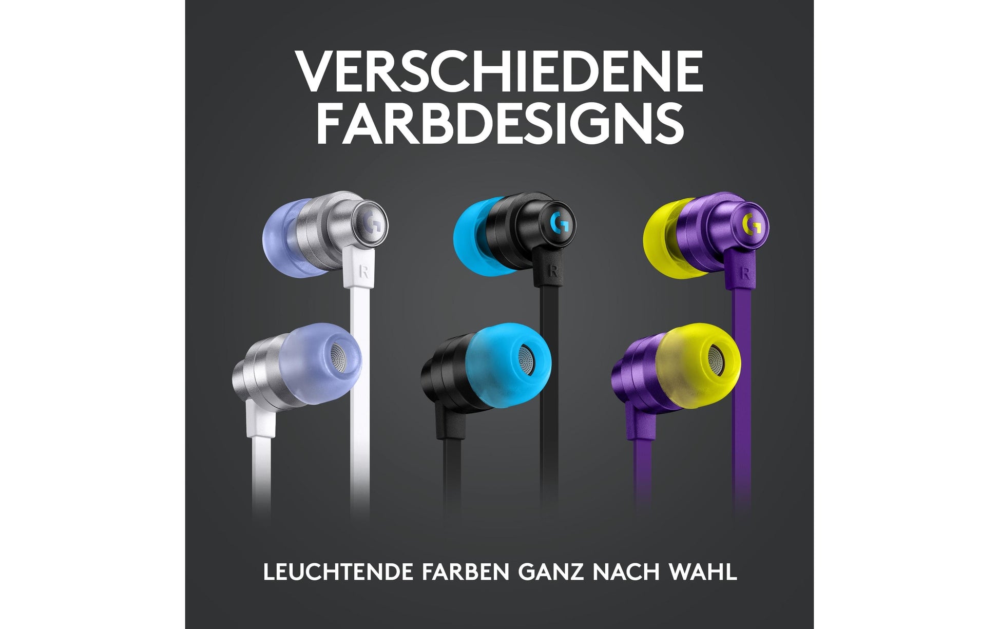 Logitech G G333 Gaming-Headset – In-Ear, Kabelgebunden, 3,5 mm Klinke, für PC, Xbox, PlayStation und mehr, Schwarz