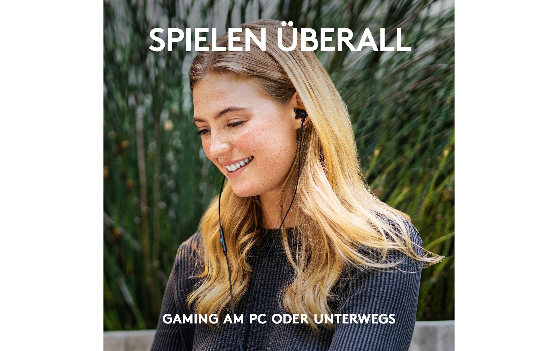 Logitech G G333 Gaming-Headset – In-Ear, Kabelgebunden, 3,5 mm Klinke, für PC, Xbox, PlayStation und mehr, Schwarz