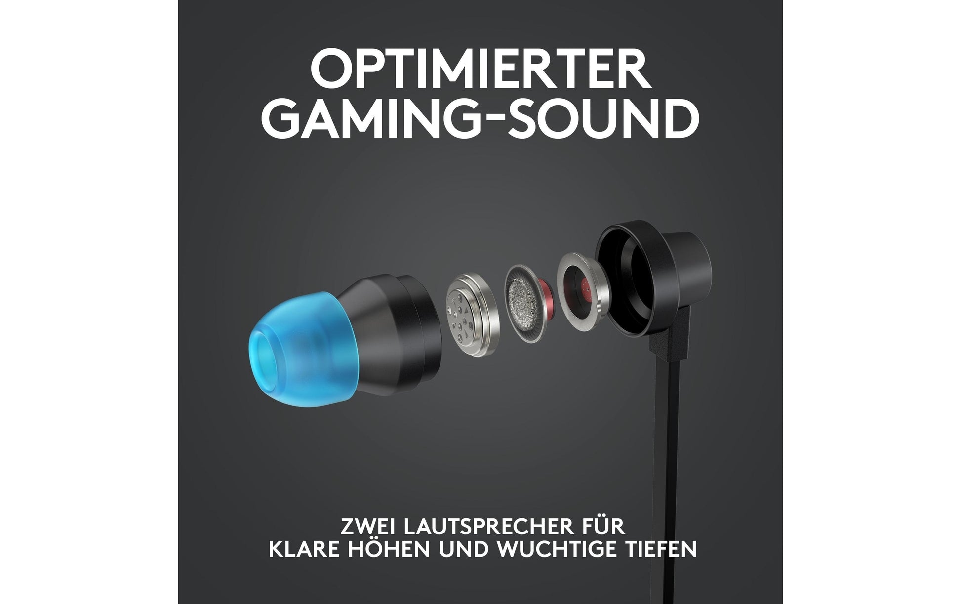 Logitech G G333 Gaming-Headset – In-Ear, Kabelgebunden, 3,5 mm Klinke, für PC, Xbox, PlayStation und mehr, Schwarz