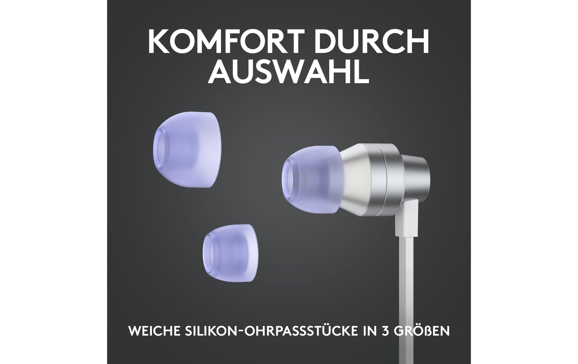 Logitech G G333 Gaming-Headset – In-Ear, Stereo, Kabelgebunden, 3,5 mm Klinke, für PC, Mobilgeräte, Xbox u. a., Weiss