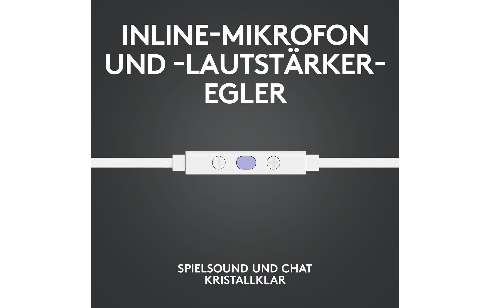 Logitech G G333 Gaming-Headset – In-Ear, Stereo, Kabelgebunden, 3,5 mm Klinke, für PC, Mobilgeräte, Xbox u. a., Weiss