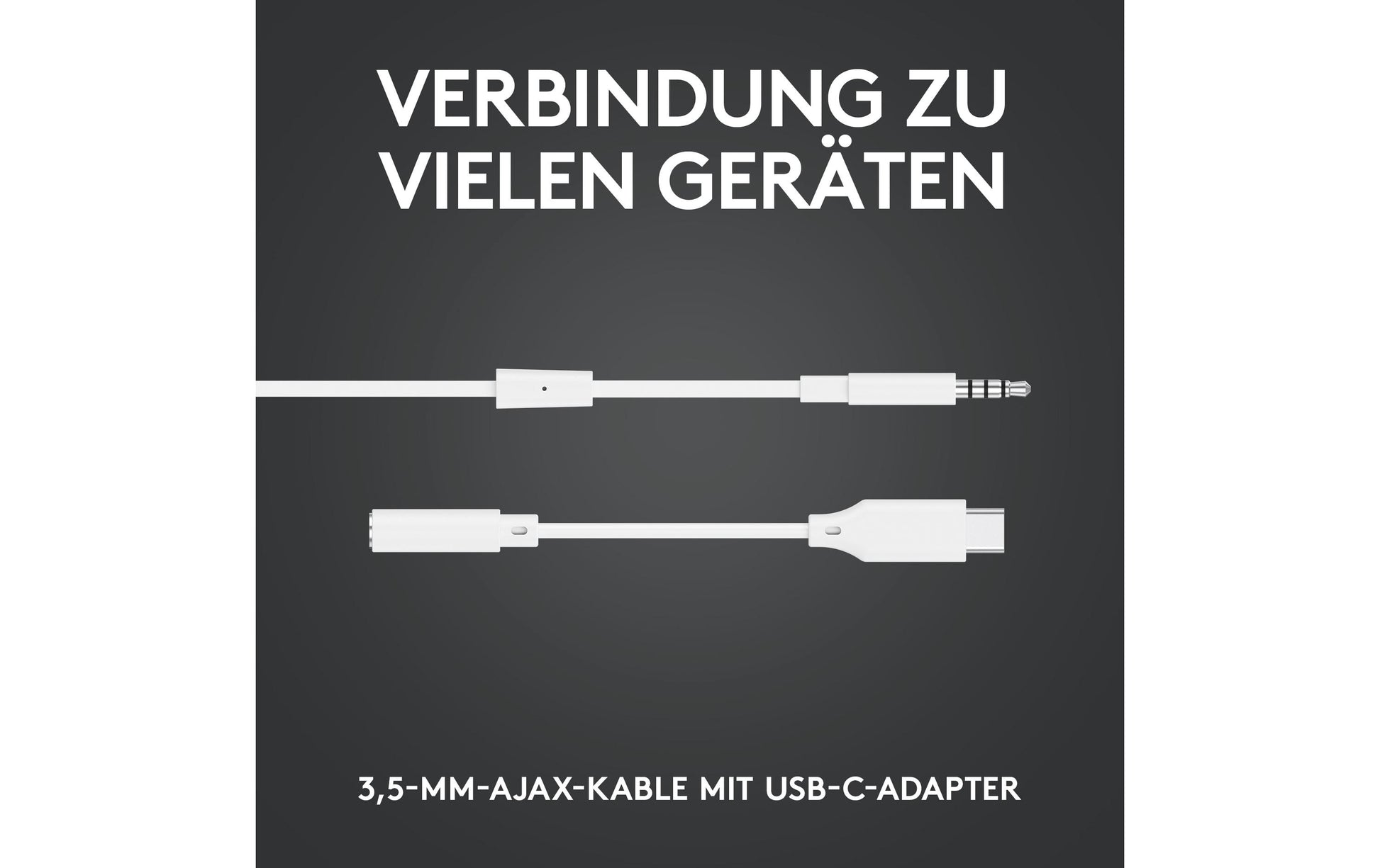 Logitech G G333 Gaming-Headset – In-Ear, Stereo, Kabelgebunden, 3,5 mm Klinke, für PC, Mobilgeräte, Xbox u. a., Weiss