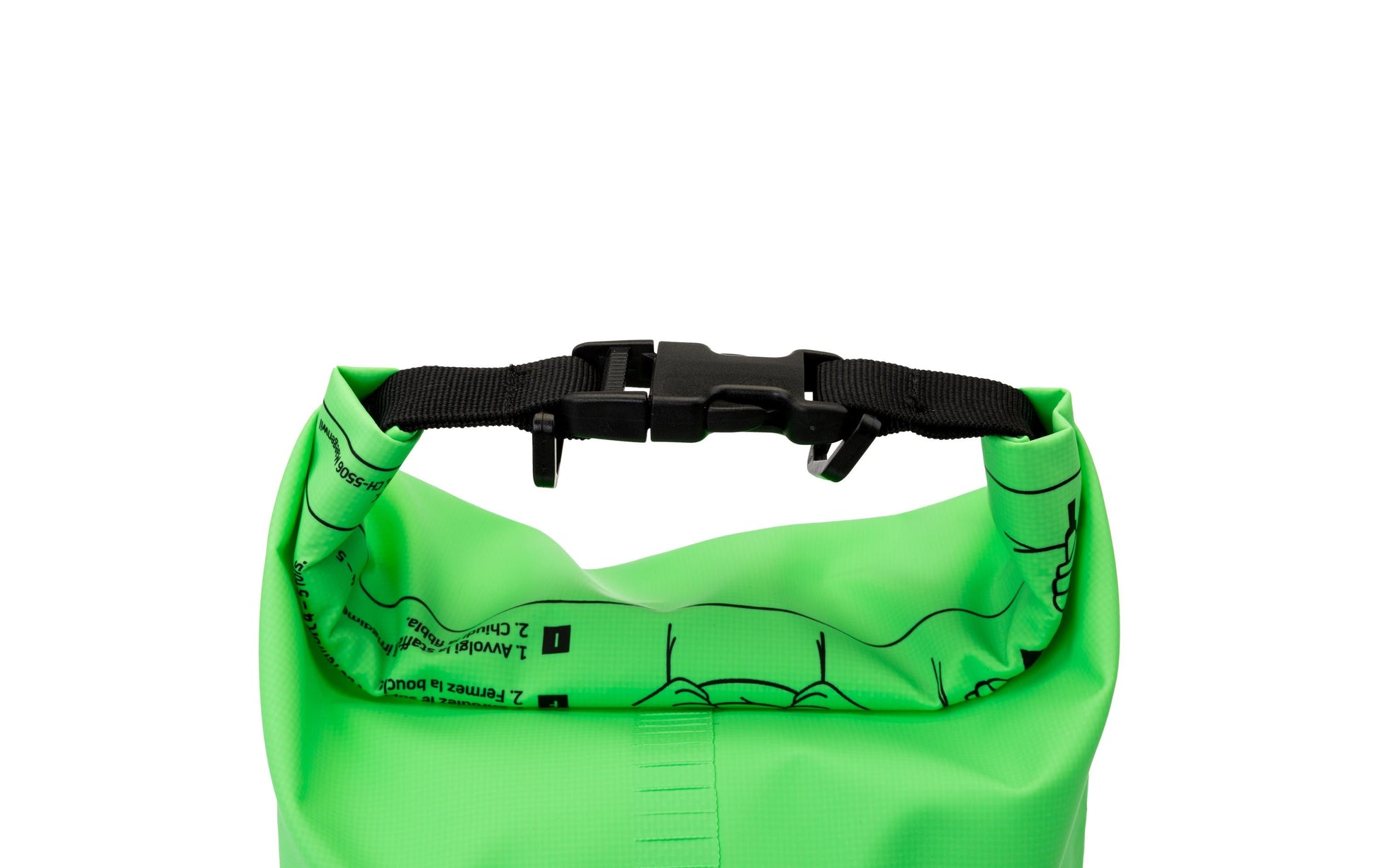 KOOR Dry Bag – wasserfest, verstellbarer Schulterriemen – 5 l – grün – Polyvinylchlorid (PVC)
