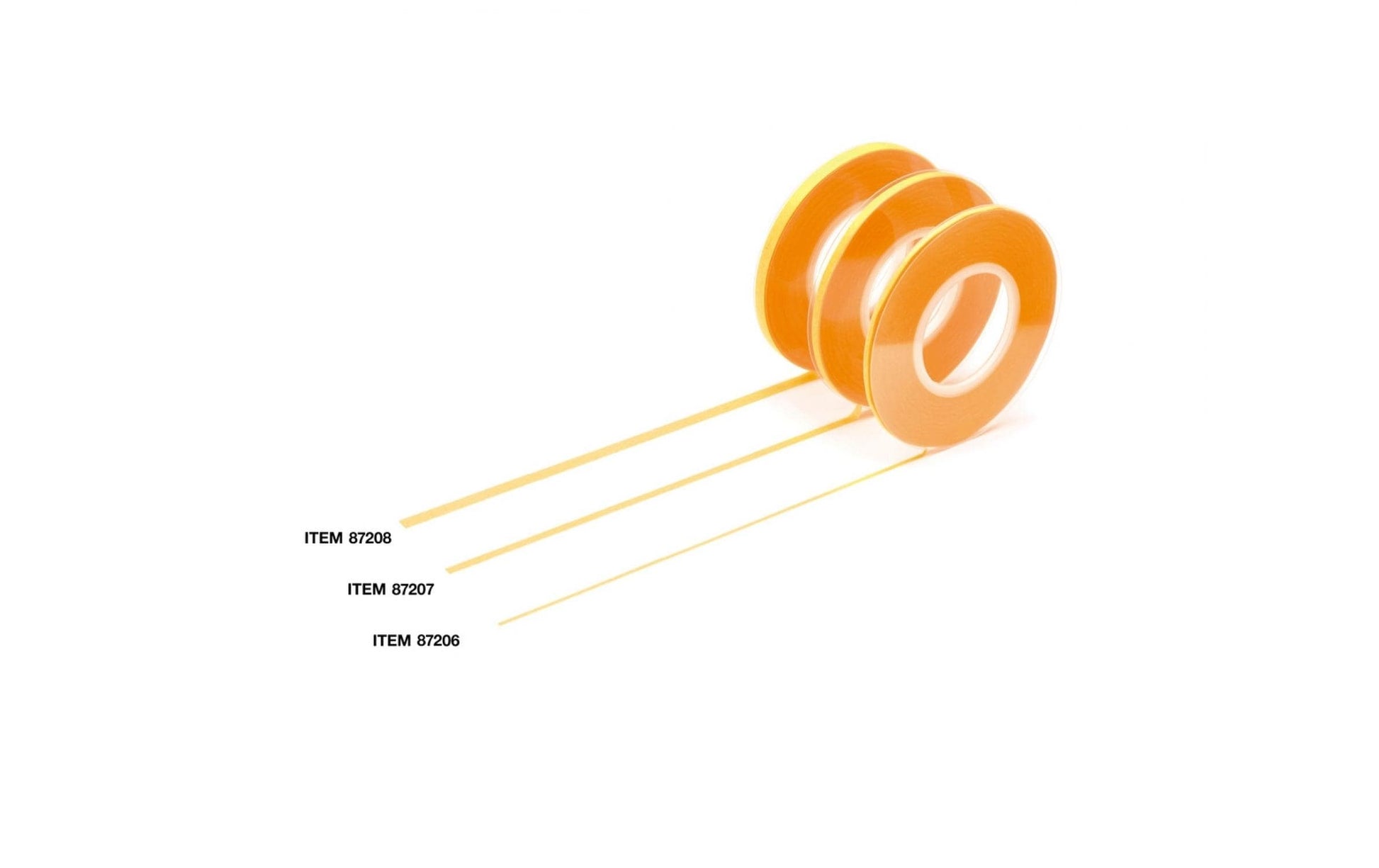Tamiya Modellbau-Maskierband, Orange – 1 mm × 18 m