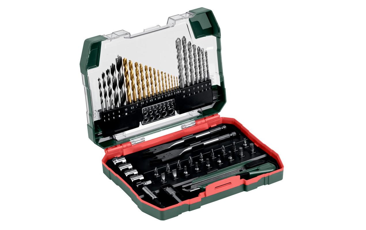 Metabo Bohr- und Bitset, 1,5–10 mm, schwarz, 28 Stk.