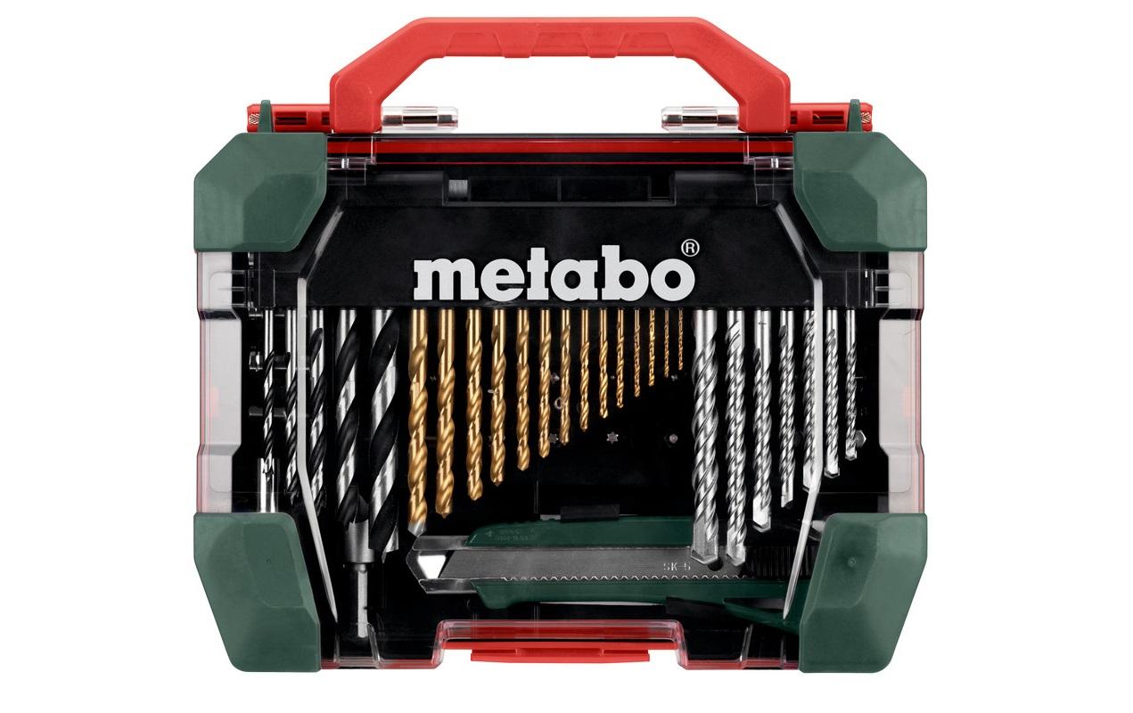 Metabo Bohr- und Bitset, 1,5–10 mm, schwarz, 28 Stk.