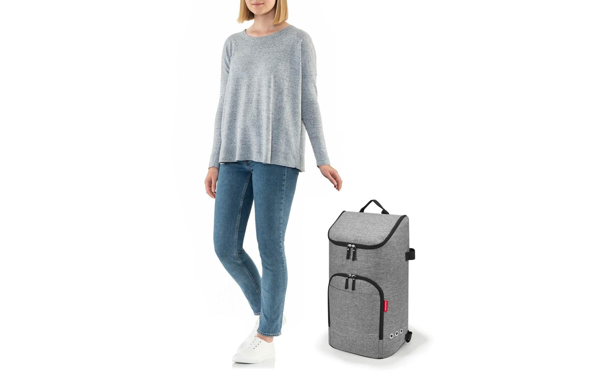 Reisenthel Stofftasche, Polyester, Silber, 340×600×240 mm