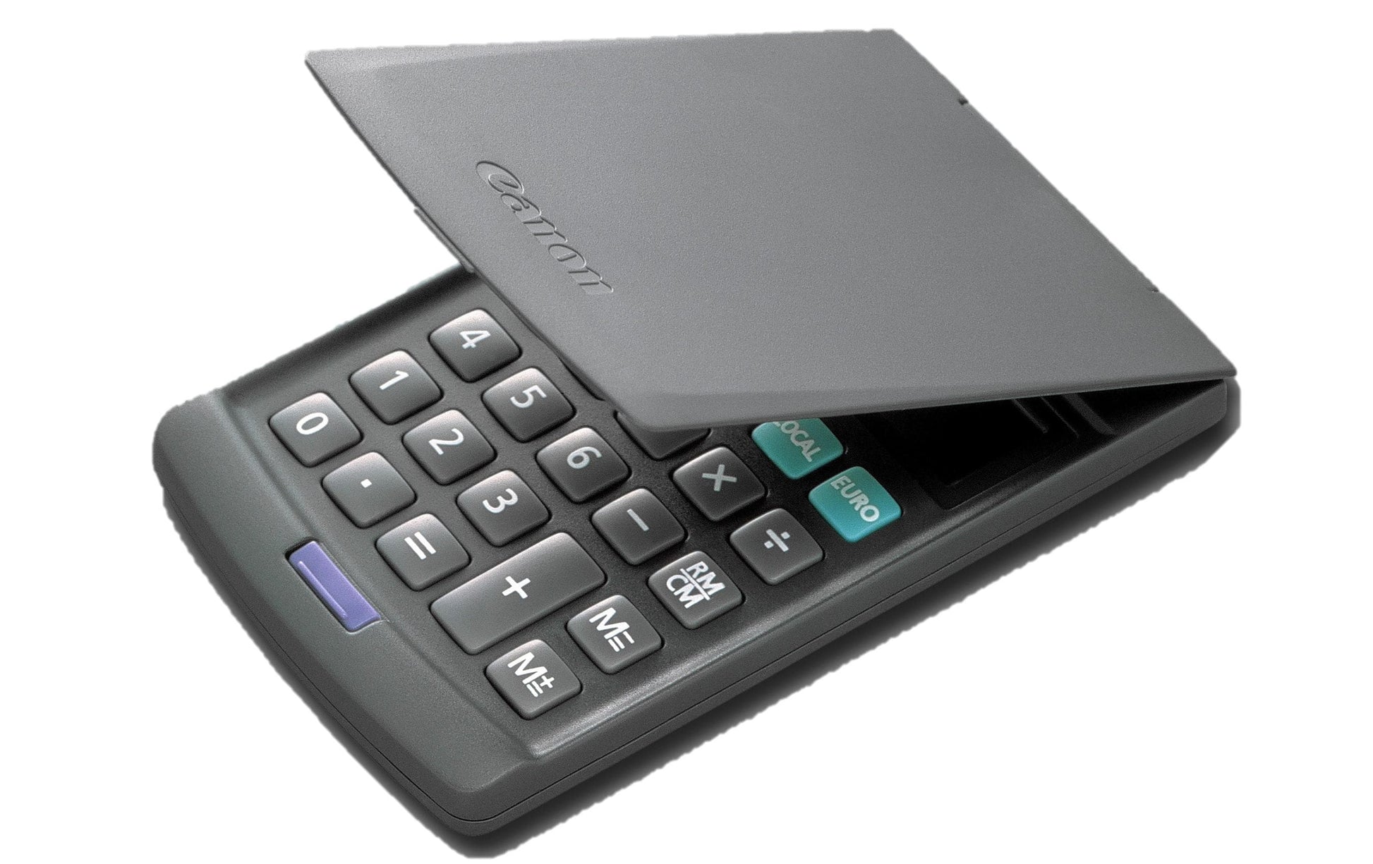 Canon Taschenrechner LS-39E – 8-stellig, LCD, Solar + Batterie, dunkelgrau, 74×120×12 mm