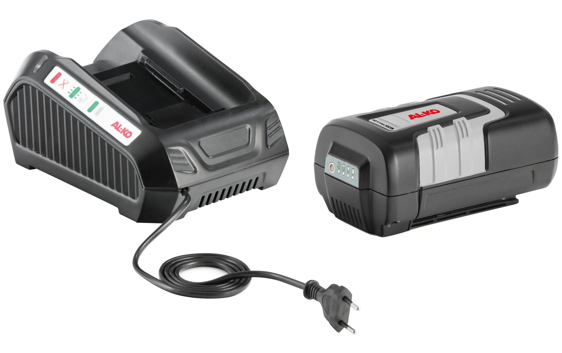 AL-KO B 150 Li/C 130 Li Akkuset 40 V 4 Ah (144 Wh) – Ladezeit 90 min