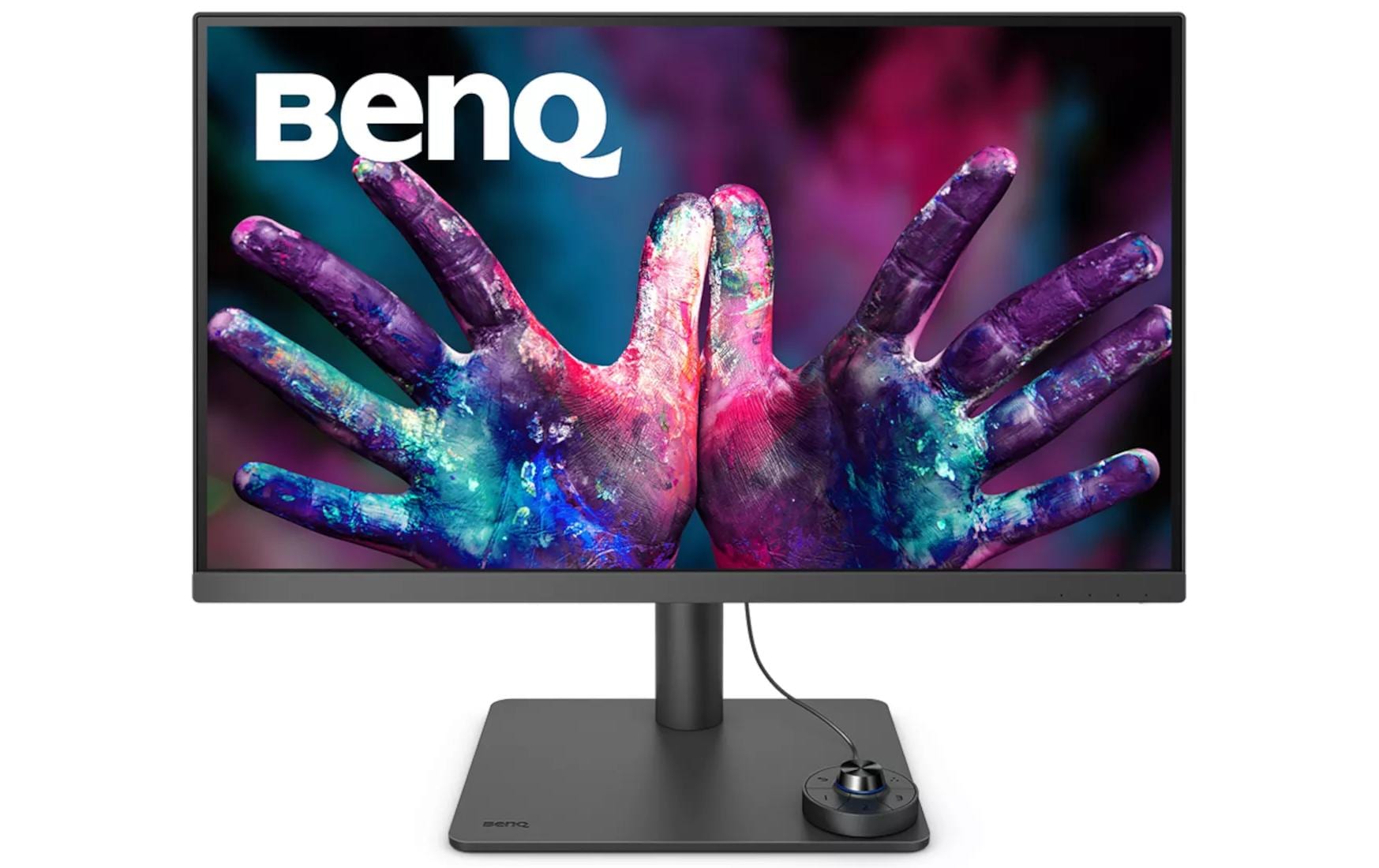 BenQ PD2705U – Monitor, 27", 3840 × 2160 (UHD 4K), IPS, 60 Hz, 250 cd/m², KVM, USB-C, VESA 100 × 100, Schwarz
