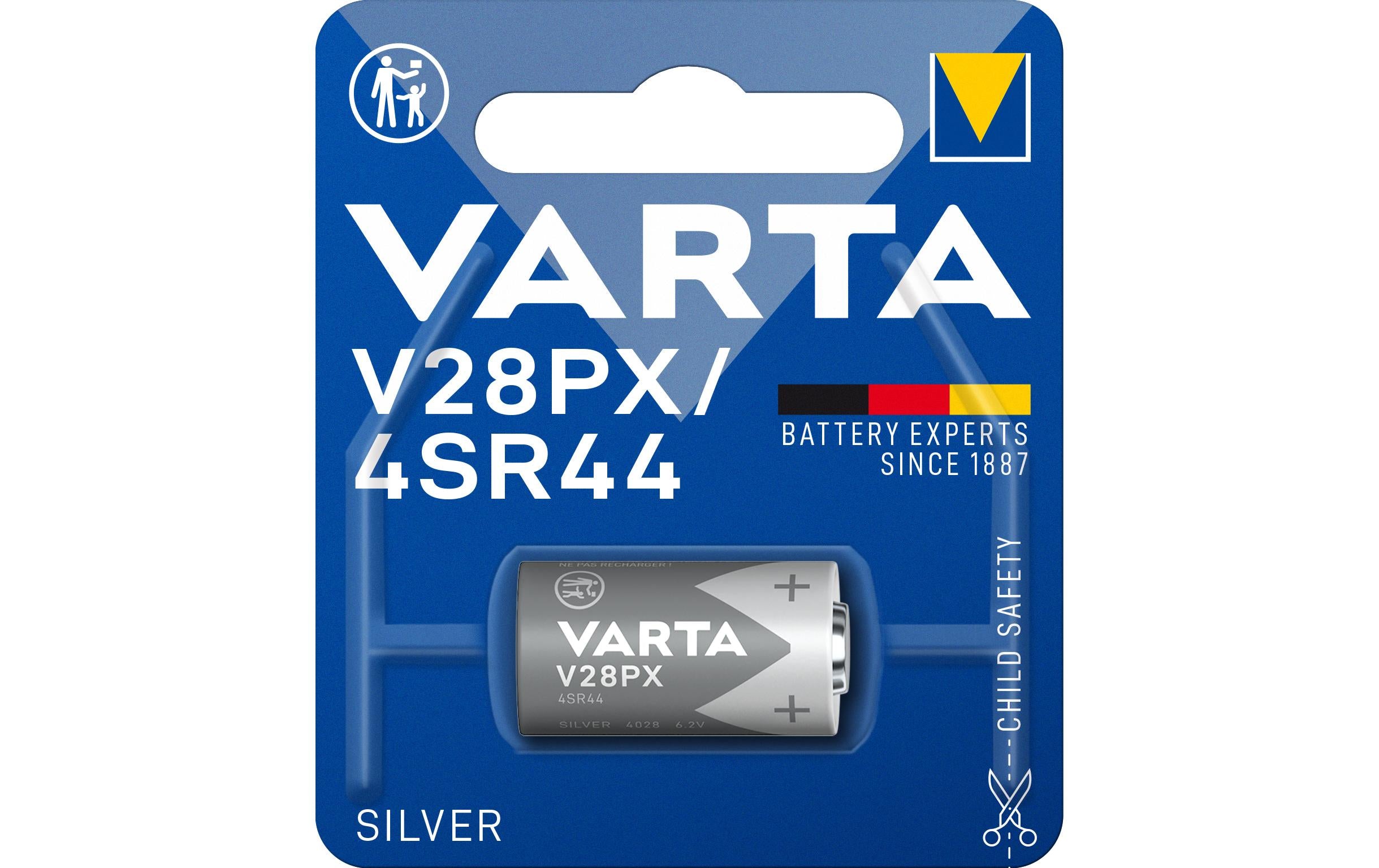 Varta V28PX Akku 6,2 V 170 mAh 1,05 Wh Silberoxid – für Uhren