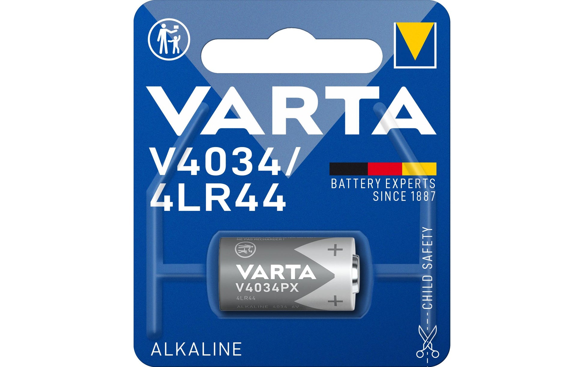 Varta 4LR44 Batterie, Alkaline, 6 V – 1 Stk.