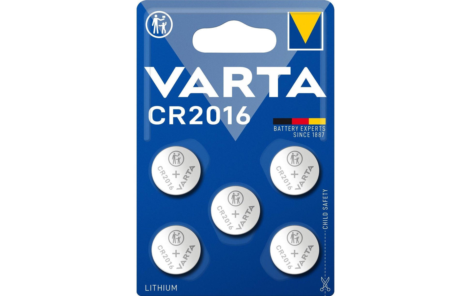 Varta CR2016 Akku 3,0 V 90 mAh 0,27 Wh