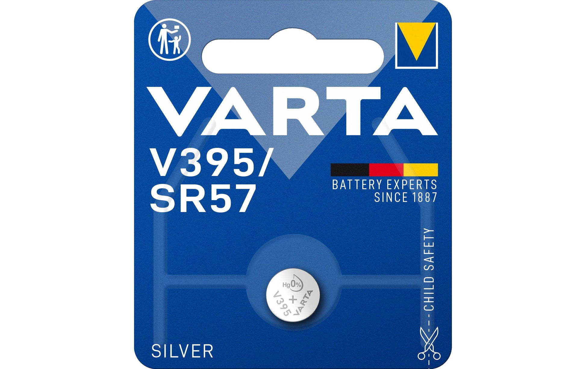 Varta Knopfzelle SR57, Silberoxid, 1,55 V – 1 Stk.