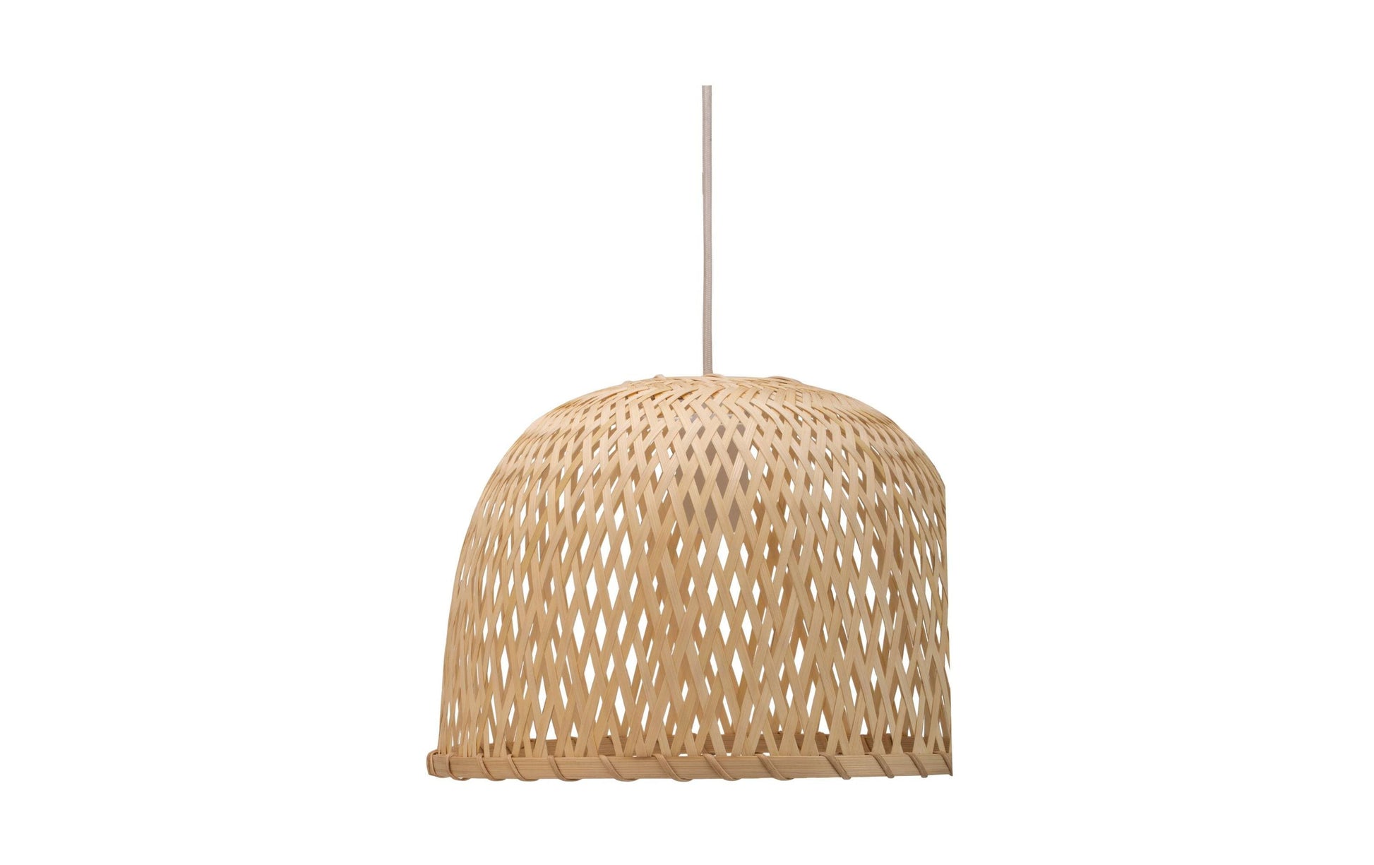 Pauleen Pendelleuchte Woody Pearl – Ø 33 × 23 cm, 20 W, beige/weiss, E27