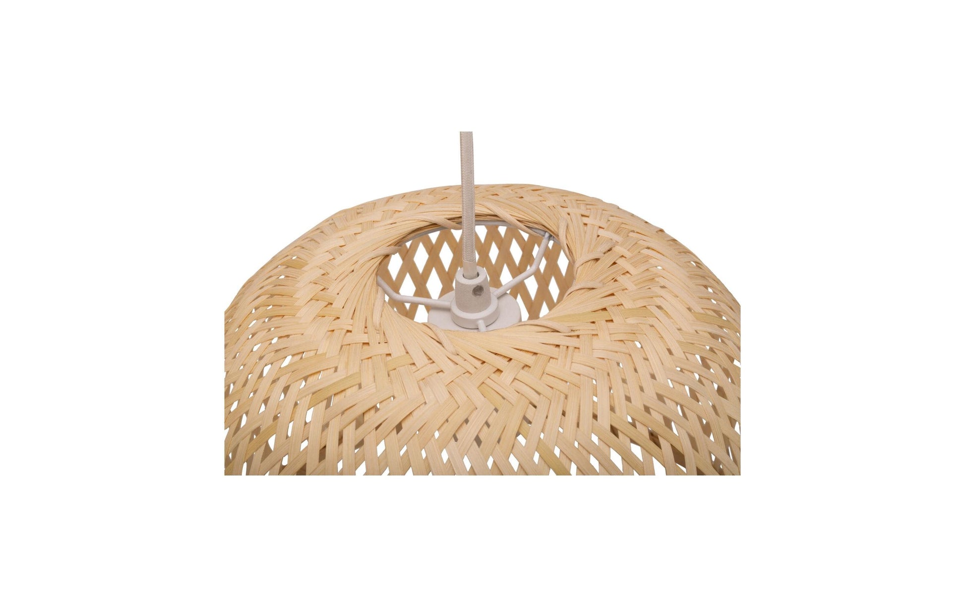 Pauleen Pendelleuchte Woody Pearl – Ø 33 × 23 cm, 20 W, beige/weiss, E27