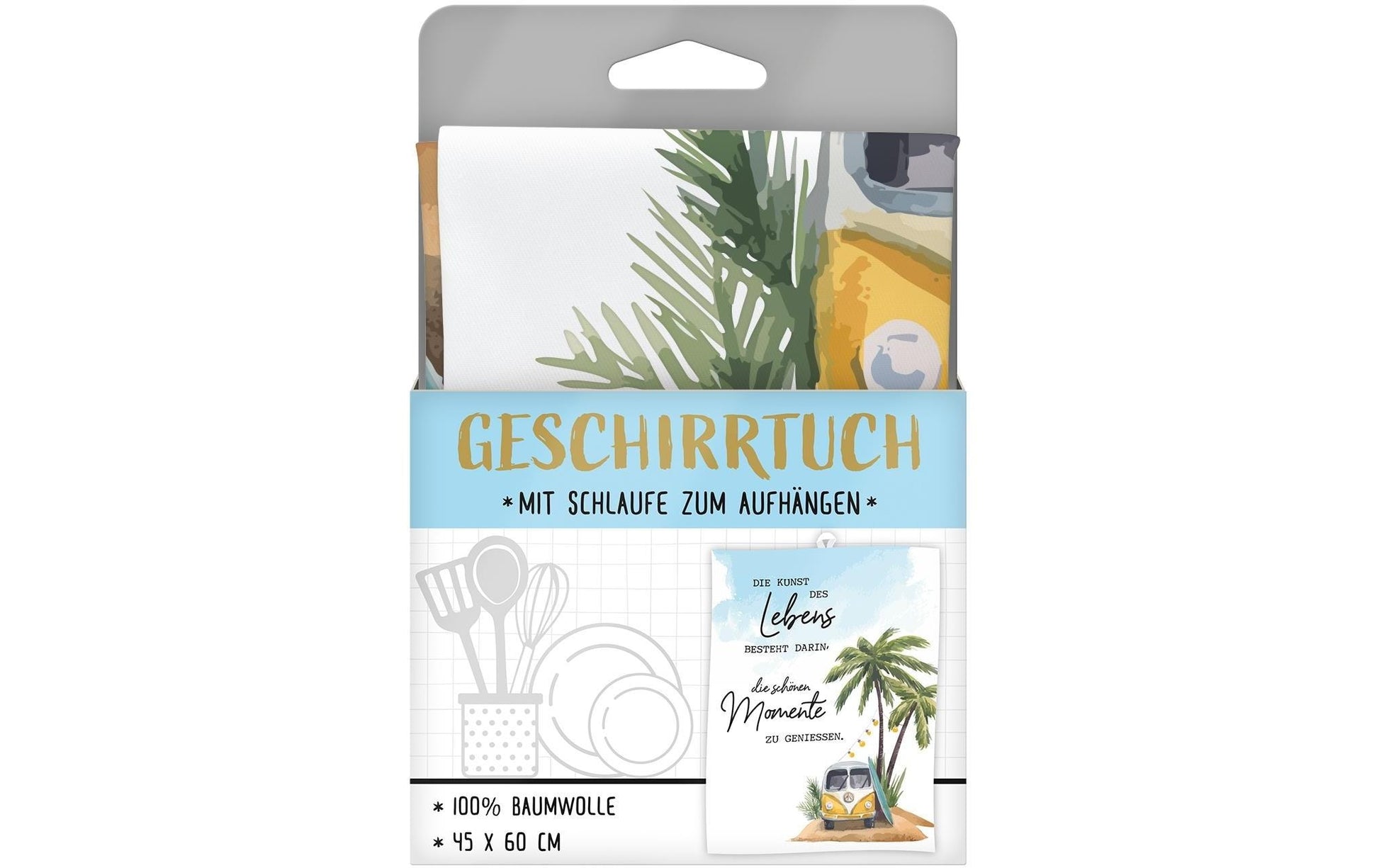 Sheepworld Geschirrtuch Momente – assortiert – 45 × 60 cm – Baumwolle – 1 Stk.
