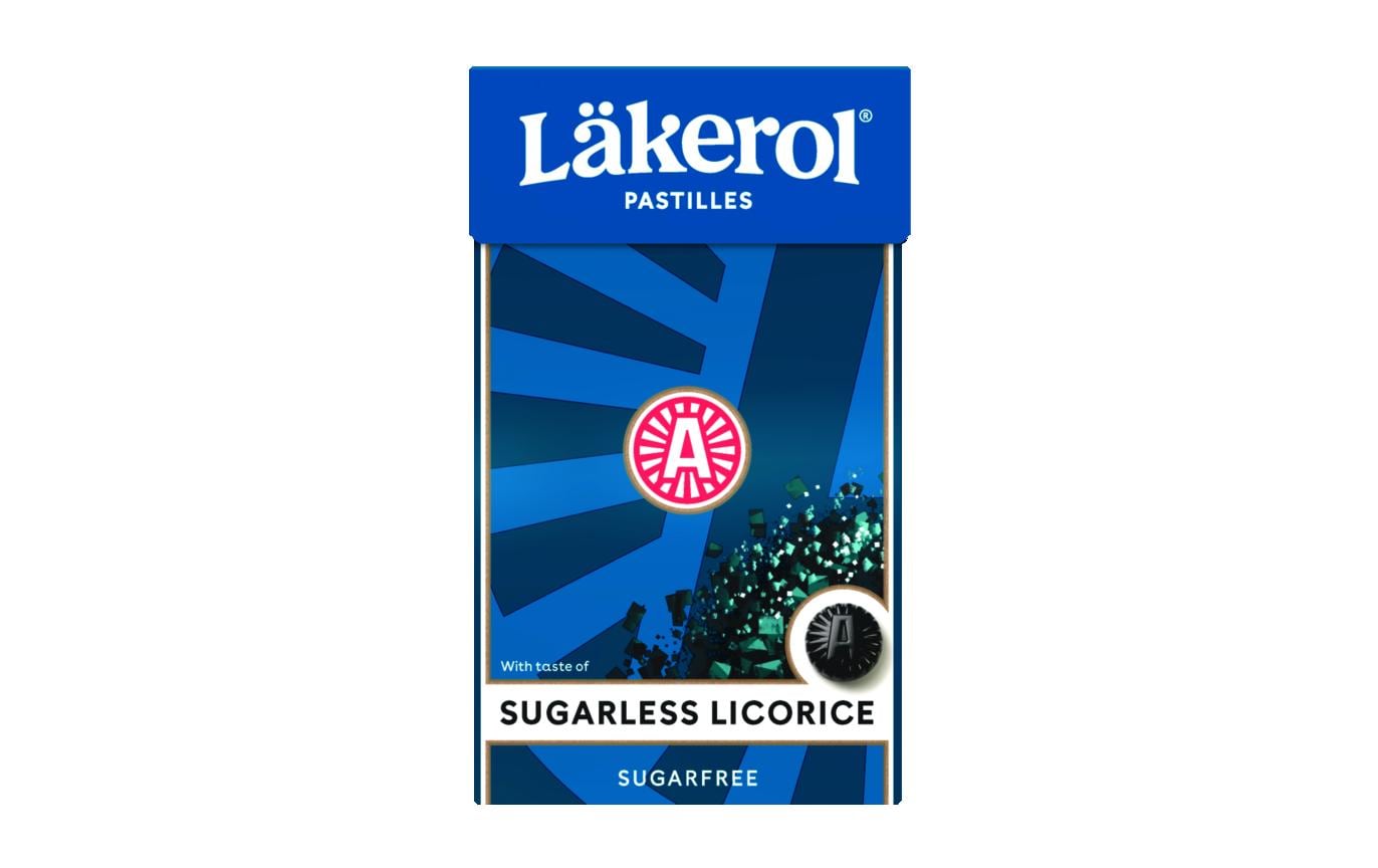 Läkerol Zuckerfreie Lakritz-Lutschbonbons – 20 × 27 g