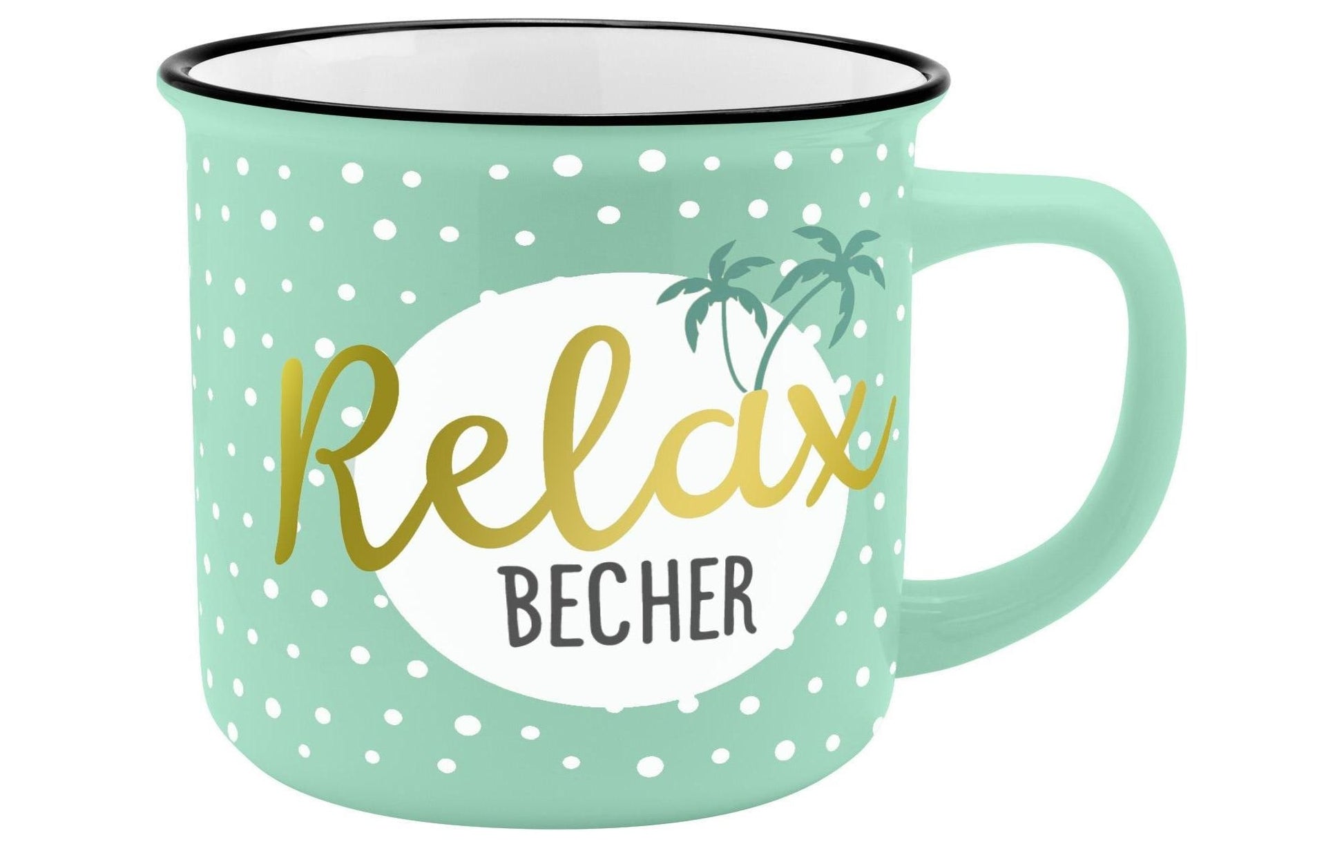 Sheepworld Becher – 350 ml, Ø 9 cm, H 8,4 cm, Keramik, Hellgrün, spülmaschinenfest, mikrowellengeeignet