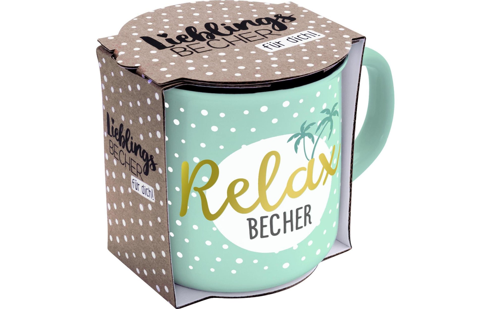 Sheepworld Becher – 350 ml, Ø 9 cm, H 8,4 cm, Keramik, Hellgrün, spülmaschinenfest, mikrowellengeeignet