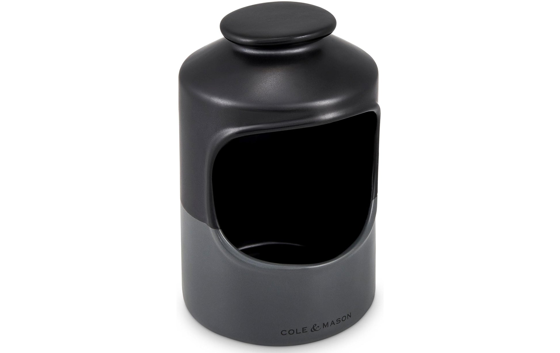 Cole & Mason Vorratsdose 250 ml, Ø 11 × 17 cm, Keramik, Schwarz