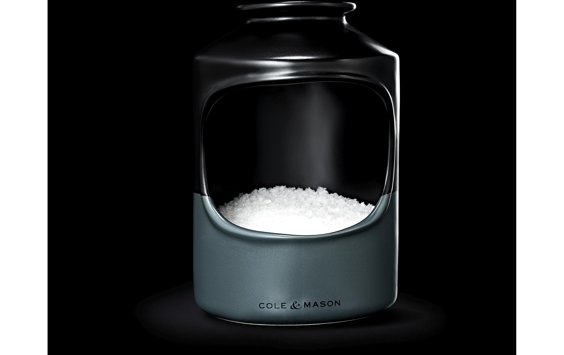 Cole & Mason Vorratsdose 250 ml, Ø 11 × 17 cm, Keramik, Schwarz