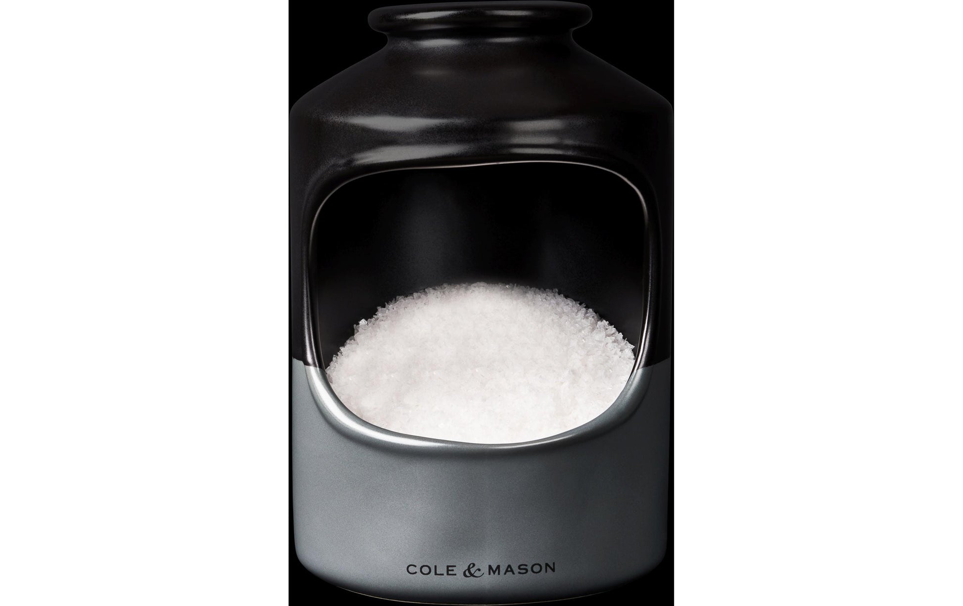 Cole & Mason Vorratsdose 250 ml, Ø 11 × 17 cm, Keramik, Schwarz