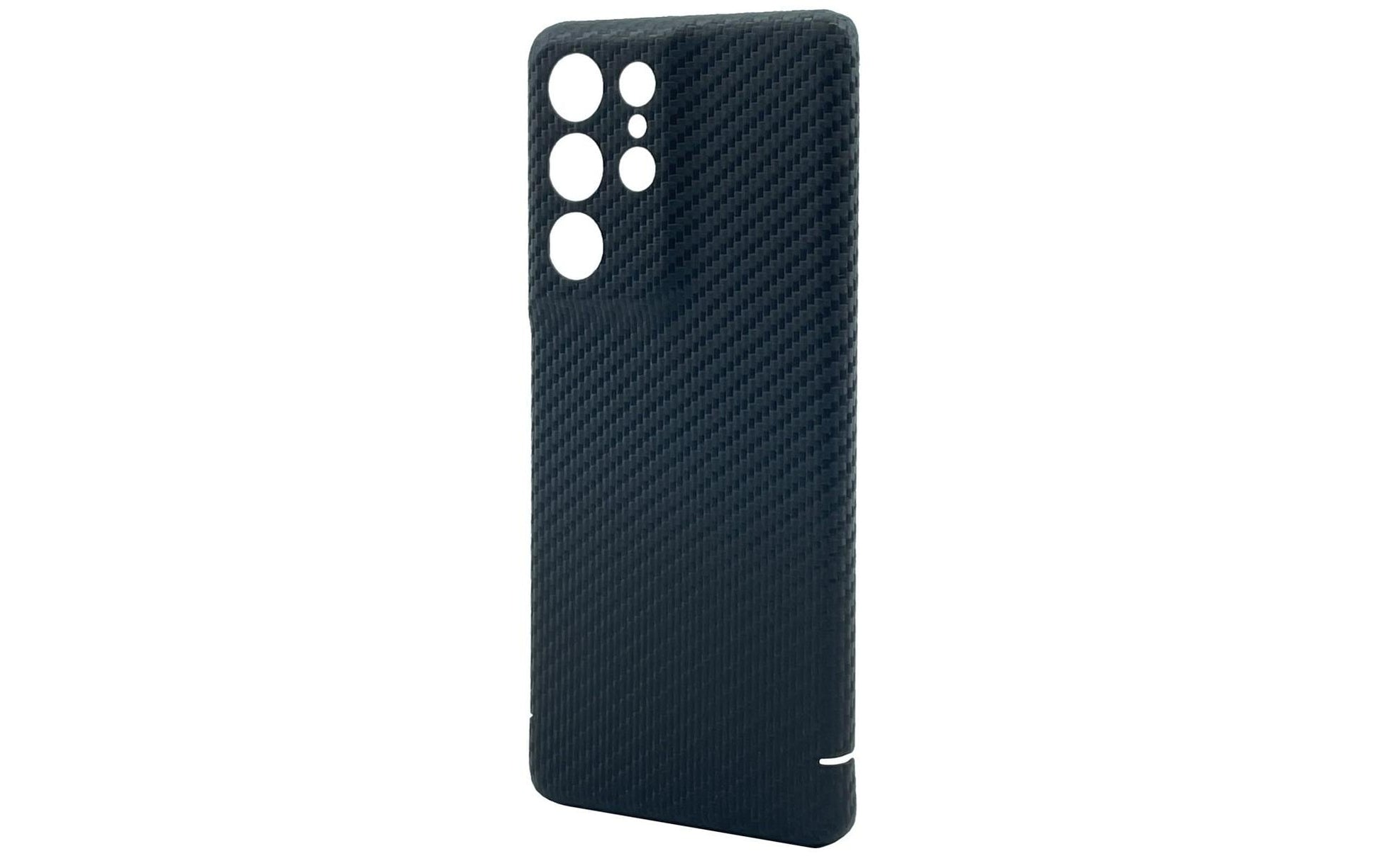 Nevox – Backcover – für Samsung Galaxy S22 Ultra 5G – schwarz – Karbonfaser – kabelloses Laden, stossgeschützt