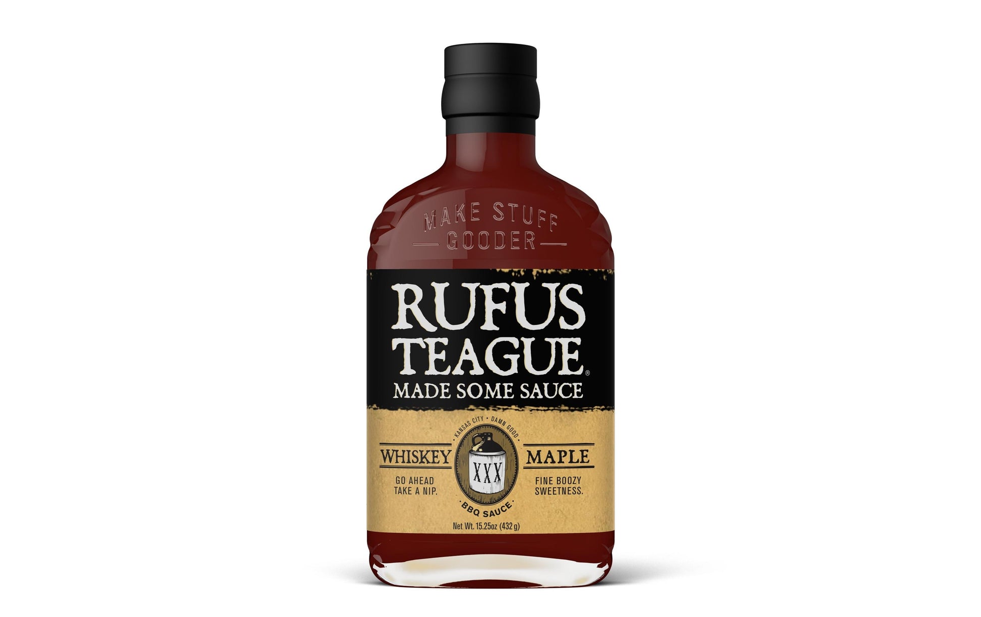 Rufus Teague BBQ-Sauce Whiskey Maple – 432 g