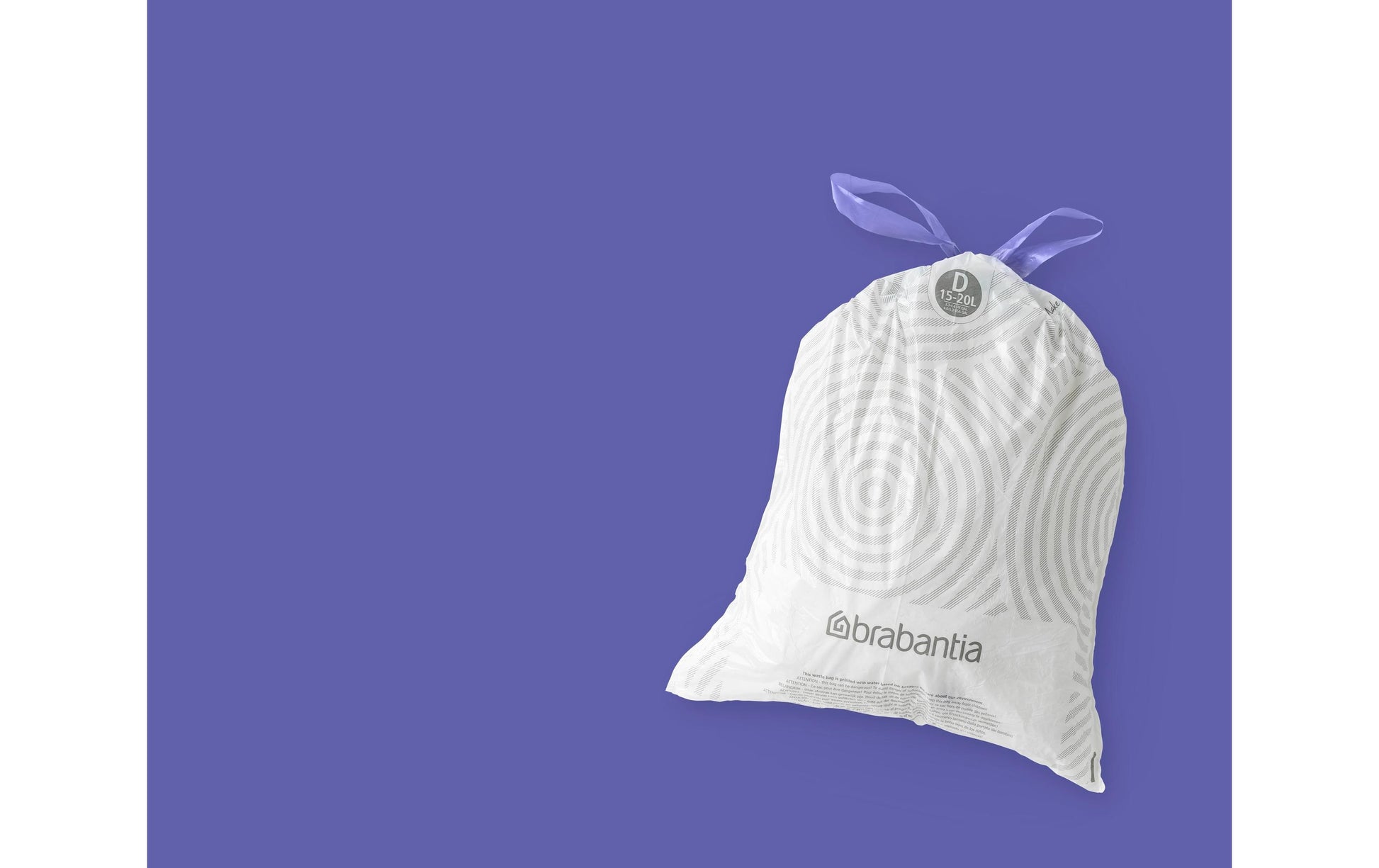 Brabantia Kehrichtsack für PerfectFit – 15 l, mit Zugband, PE, 240 Stk