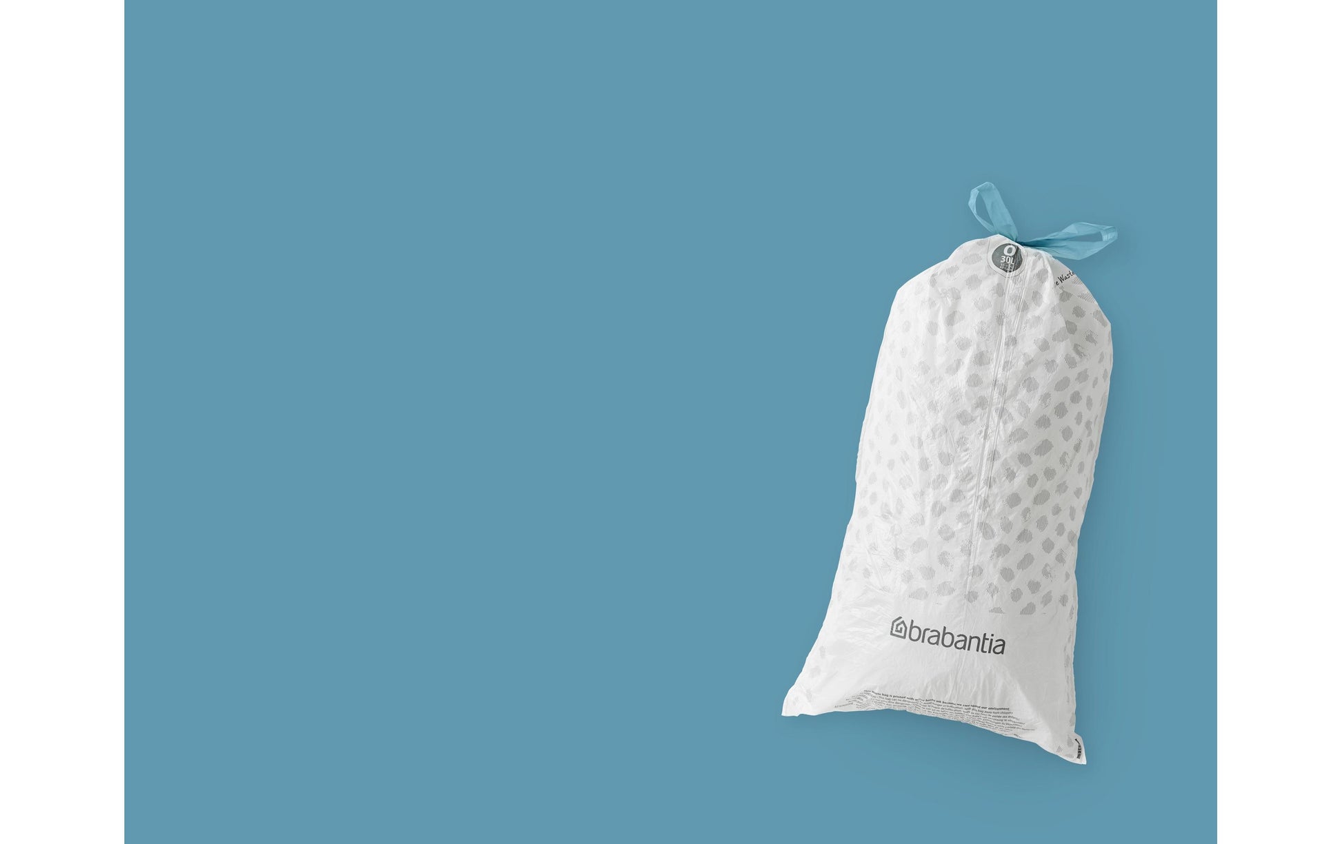 Brabantia Kehrichtsack PerfectFit für NewIcon 30 l – 30 l, mit Zugband, HDPE, weiss, 435 × 760 mm, 20 Stk