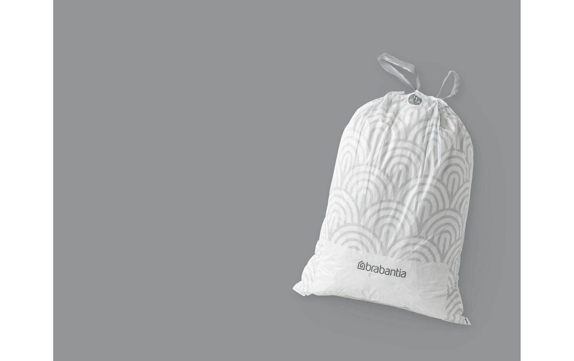 Brabantia Kehrichtsack für PerfectFit – 50 l, mit Zugband, PE, 120 Stk