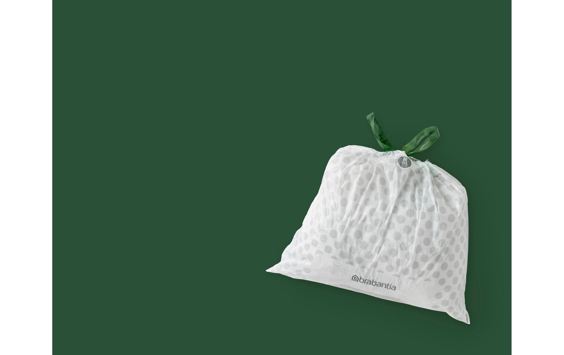 Brabantia Kehrichtsack PerfectFit für Bo Touch Bin – 36 l, mit Zugband, HDPE, weiss, 694 × 620 mm, 10 Stk