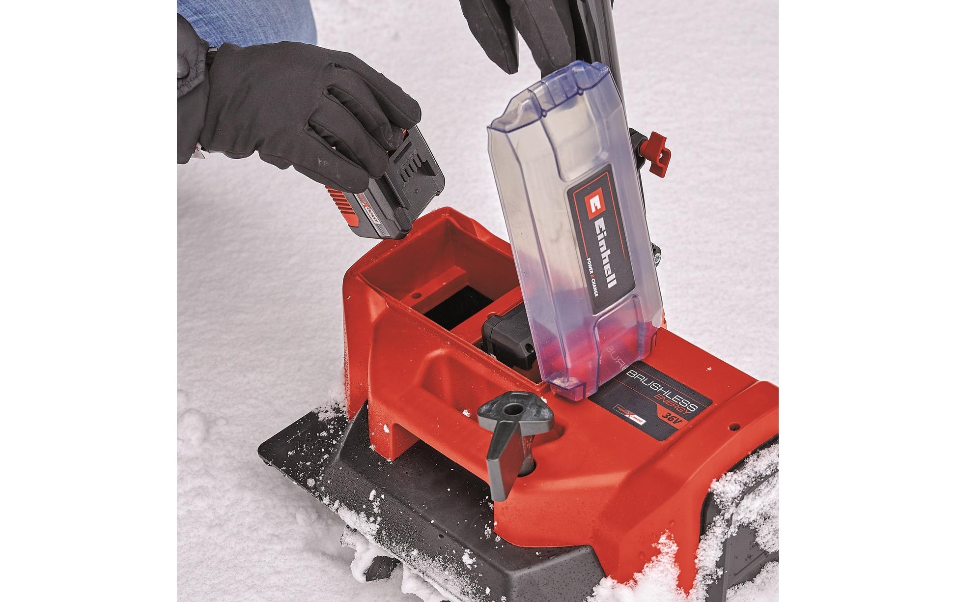Einhell GE-ST 36/40 Li Akku-Schneefräse – Arbeitsbreite 400 mm – Solo
