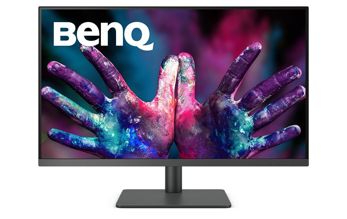 BenQ PD3205U – Monitor, 32" 3840 × 2160 (UHD 4K), IPS, 60 Hz, 350 cd/m², KVM, USB-C, VESA 100 × 100, Schwarz
